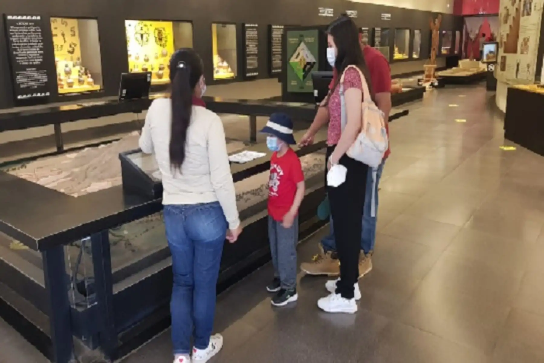 Los museos continúan con el control estricto de los aforos, la aplicación de medidas de bioseguridad, así como la desinfección de sus salas.