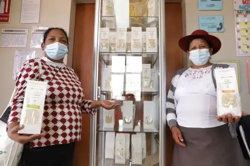 Mujeres emprendedoras de la sierra de Áncash lanzan novedosos productos elaborados a base de kiwicha, el superalimento peruano que destaca por sus propiedades nutricionales. Foto: ANDINA/difusión.
