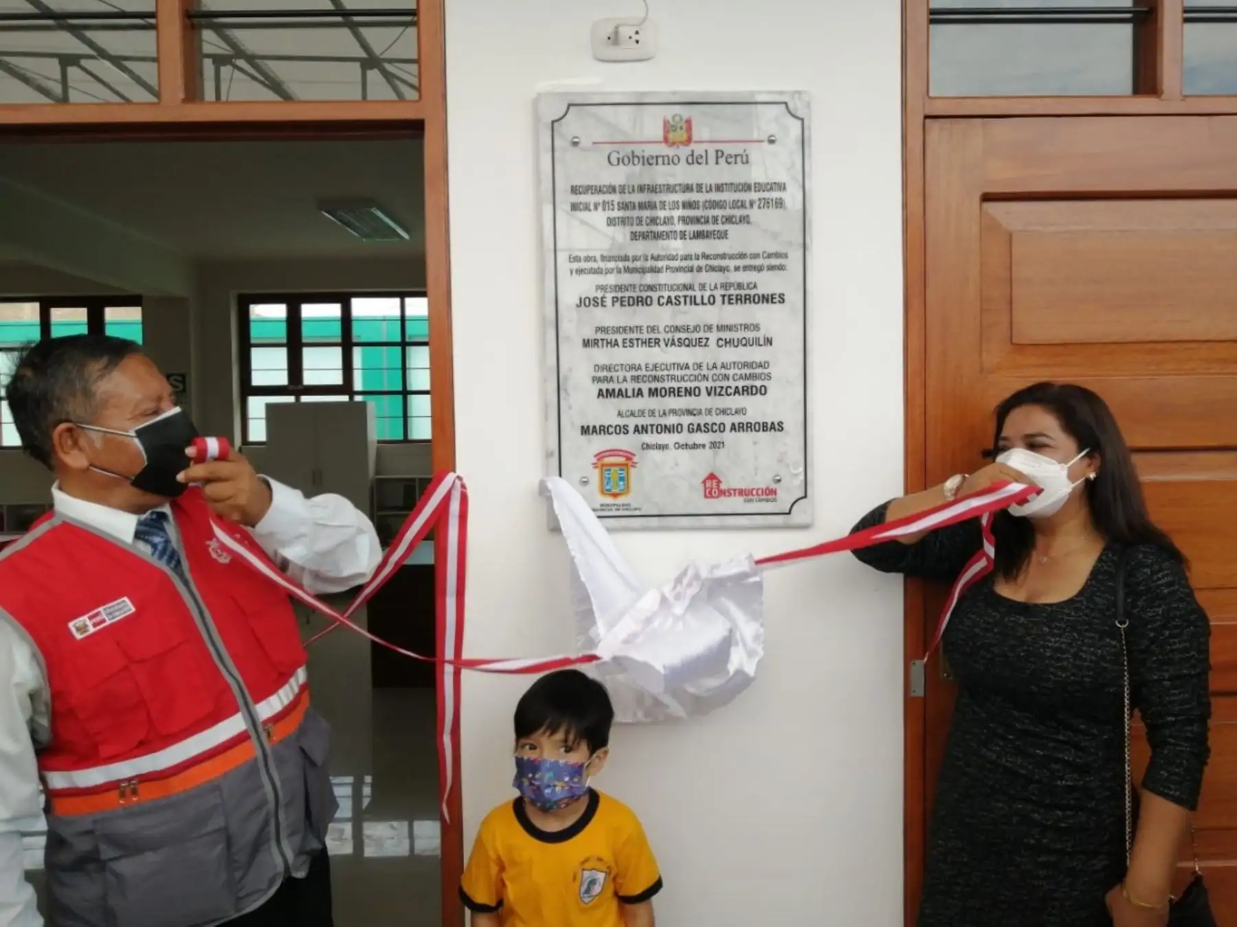 Lambayeque: ARCC inauguró nuevo colegio para educación inicial en Chiclayo.