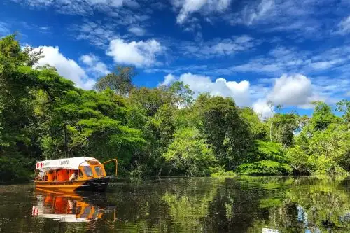 Personal del Sernanp de la reserva nacional Matsés se encuentra en el lugar para coordinar las acciones de búsqueda y apoyo a los heridos. Foto: ANDINA/Sernanp