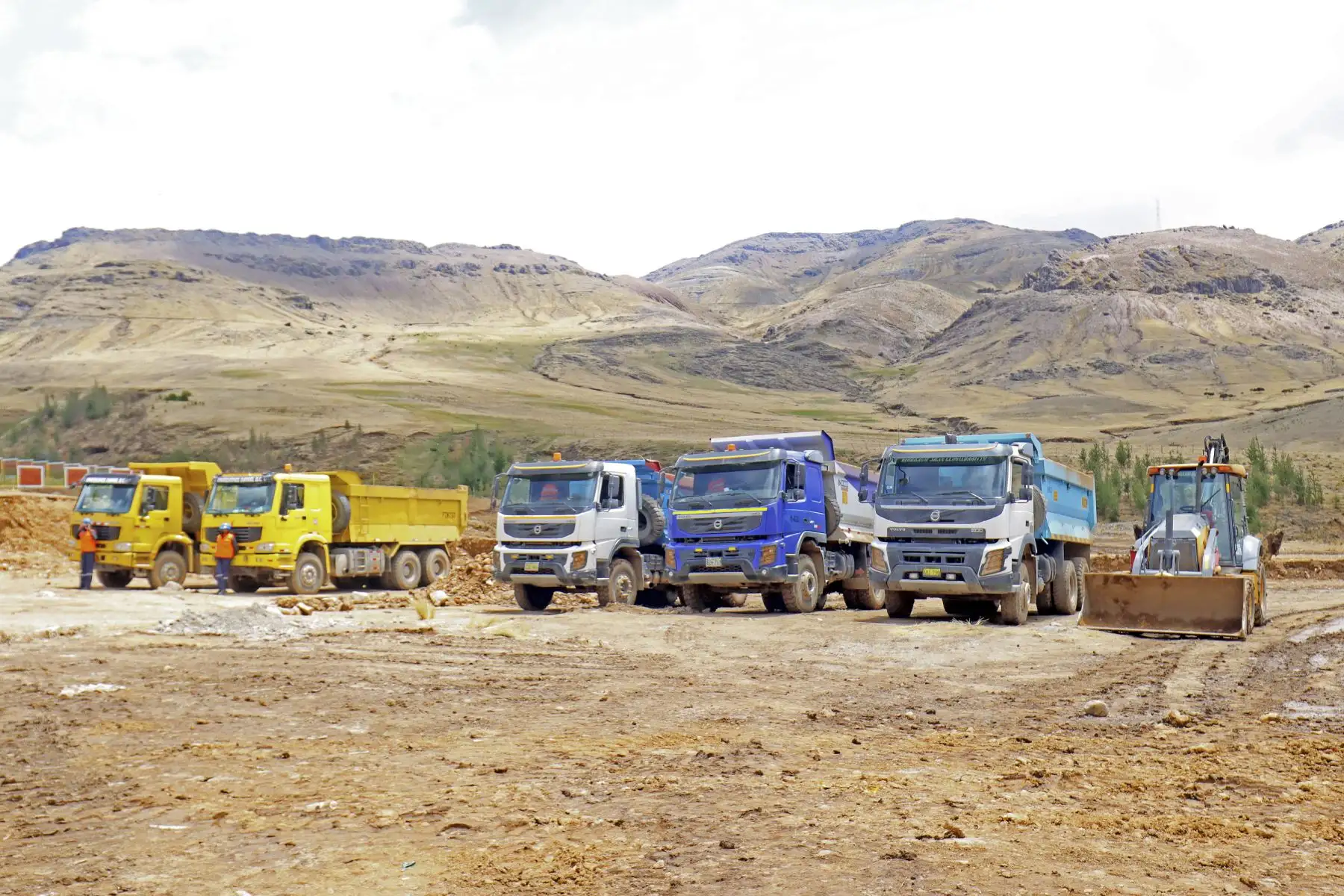 El presidente de la República, Pedro Castillo, visita la región Huancavelica para dar inicio a las obras del nuevo hospital de la provincia de Castrovirreyna. Foto: ANDINA/Prensa Presidencia