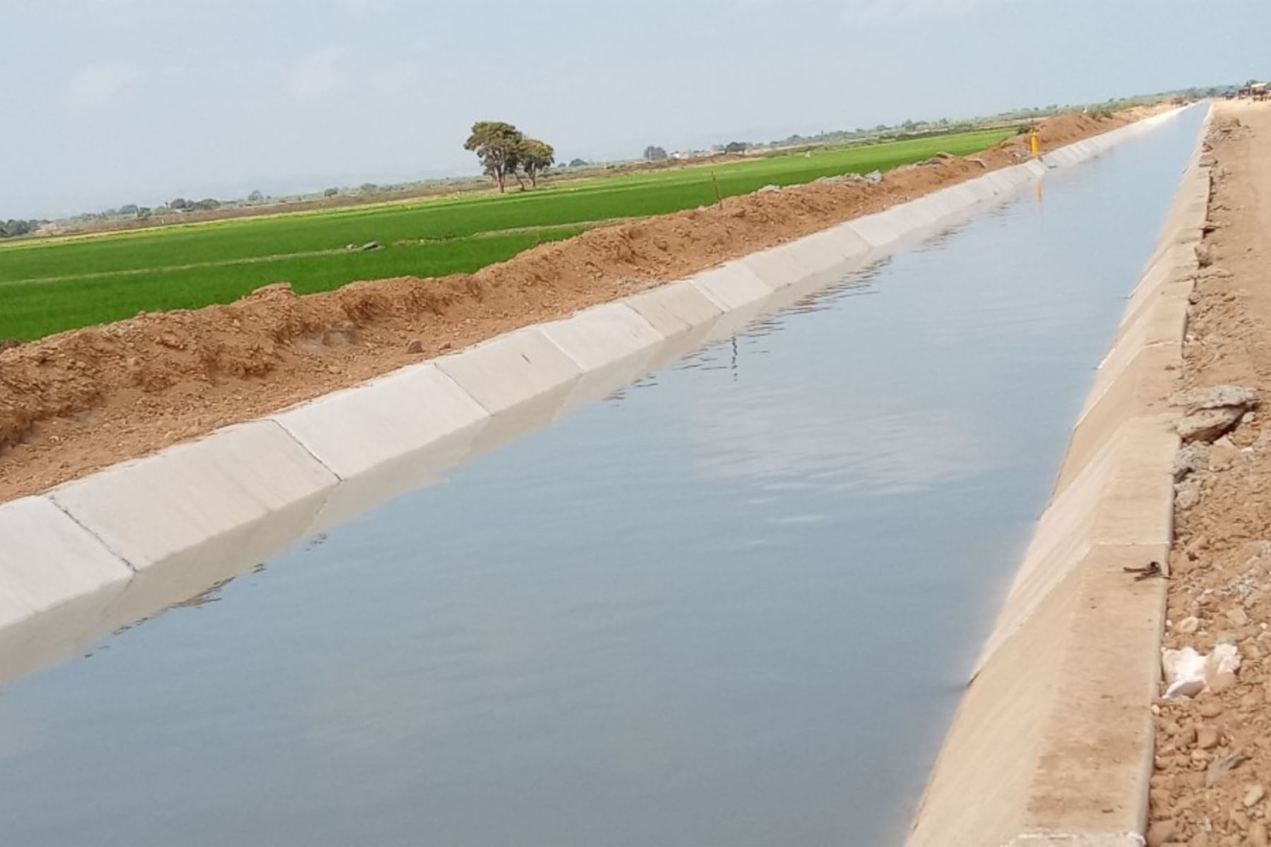 Tumbes: ARCC supervisó avance de obras de canal de riego y dos colegios