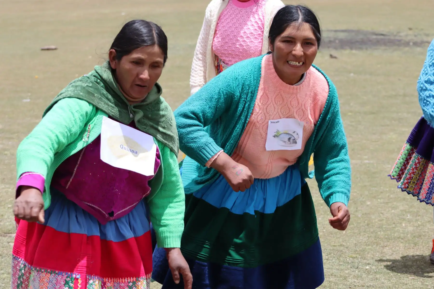 Más de 70 usuarias del programa Juntos, del Midis que residen en la comunidad de Llillinta,  provincia de Huaytará en Huancavelica, participaron en una actividad de sensibilización para la prevención de la anemia que cerró con una jornada deportiva de fulbito femenino denominado La copa de hierro.
Foto: Juntos Huancavelica