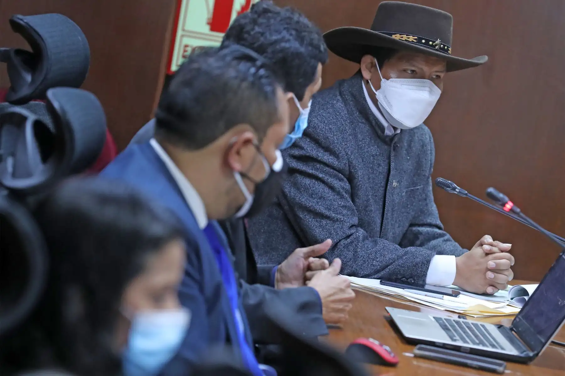 Sesión extraordinaria de la Comisión de Economía; la reunión de la Comisión Especial Fenómeno del Niño Costero, a donde está invitado el ministro de Desarrollo Agrario, Víctor Maita.
Foto: Congreso