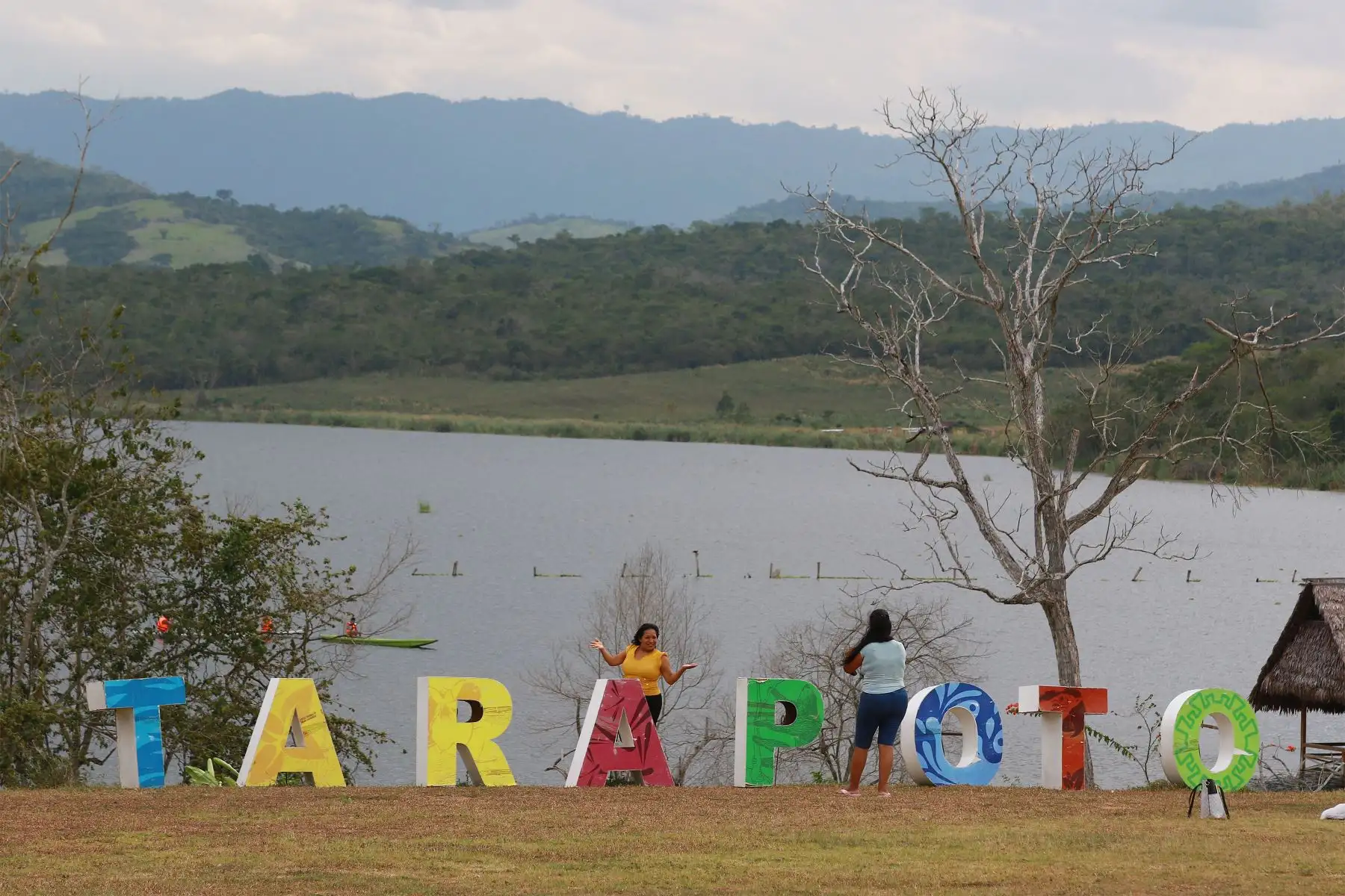 Laguna Ricuracocha, ubicada a 13.6 kilometros de la Plaza de Tarapoto , en el Centro Poblado Santa Rosa de Cumbaza. Foto: ANDINA/ Eddy Ramos