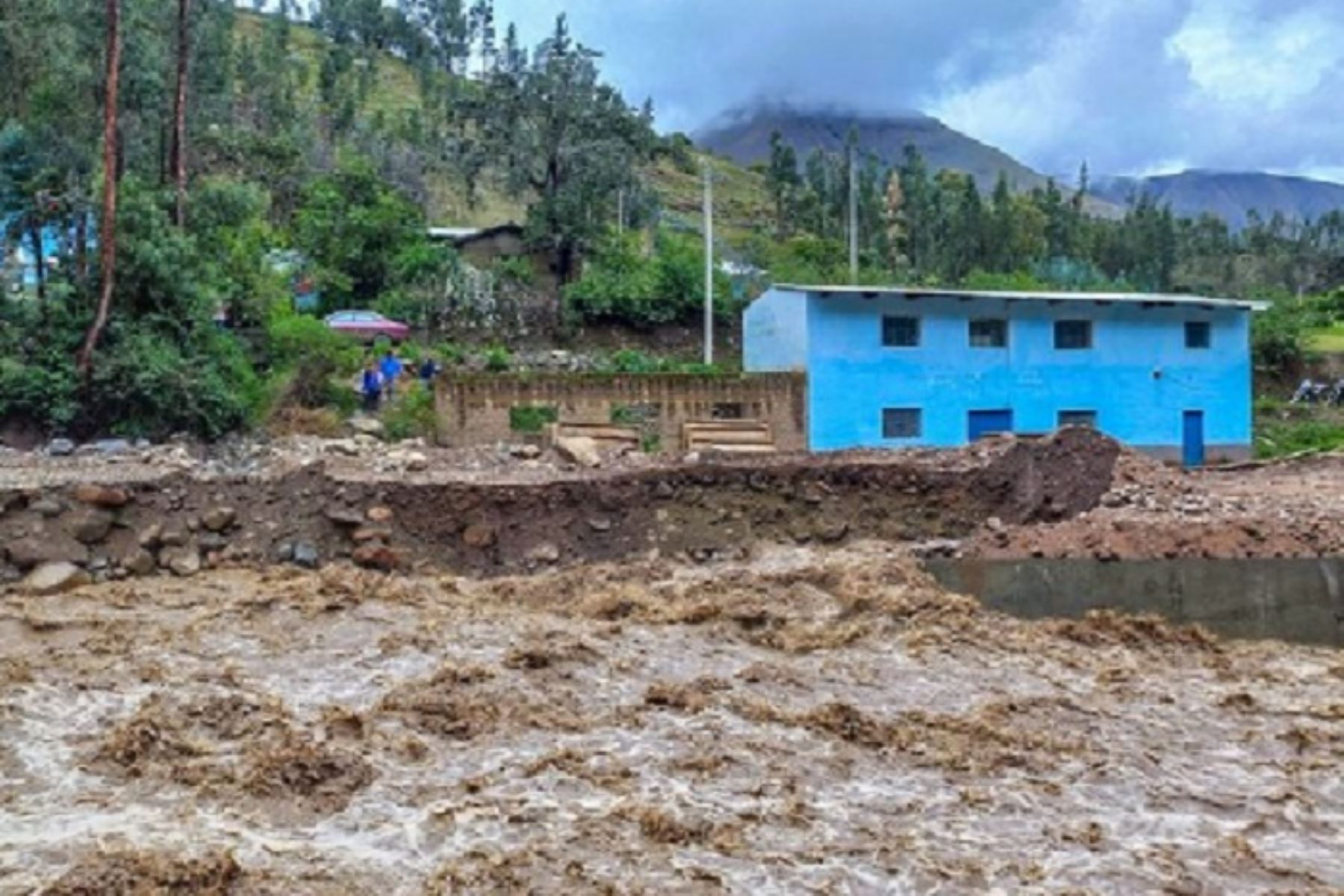 Las lluvias intensas generaron decenas de damnificados y afectados en cuatro distritos de la región Huánuco. ANDINA/Difusión