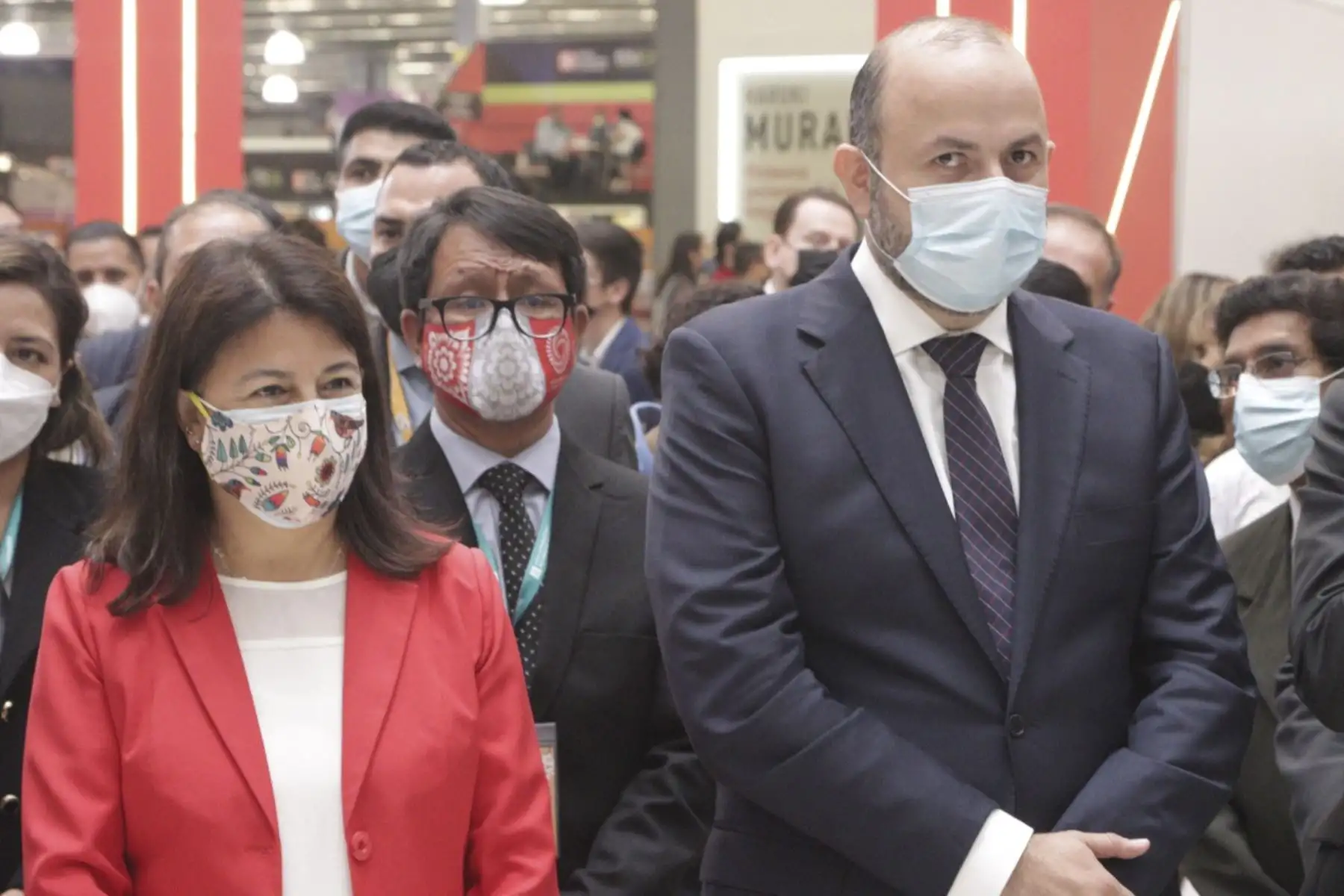 La ministra de Cultura, Gisela Ortiz, participó hoy en la ceremonia de inauguración de la 35 edición de la Feria Internacional del Libro de Guadalajara, en México, considerada la más importante del habla hispana en el mundo, que se desarrolla hasta el 5 de diciembre, teniendo al Perú como País Invitado de Honor. Foto: Mincul