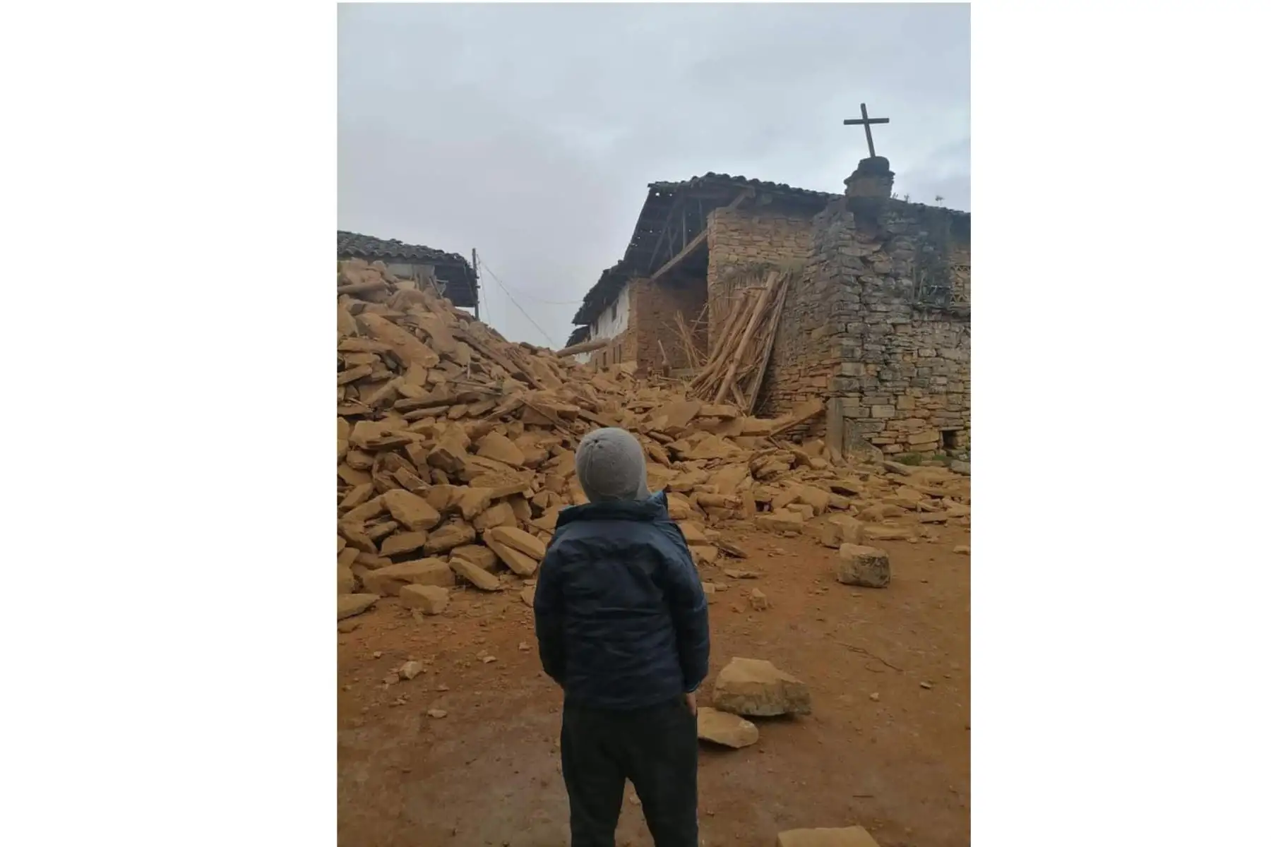 Un fuerte sismo de magnitud 7.5 se sintió esta mañana en la provincia de Condorcanqui, Amazonas. Foto: Amazonas Noticias / Facebook.