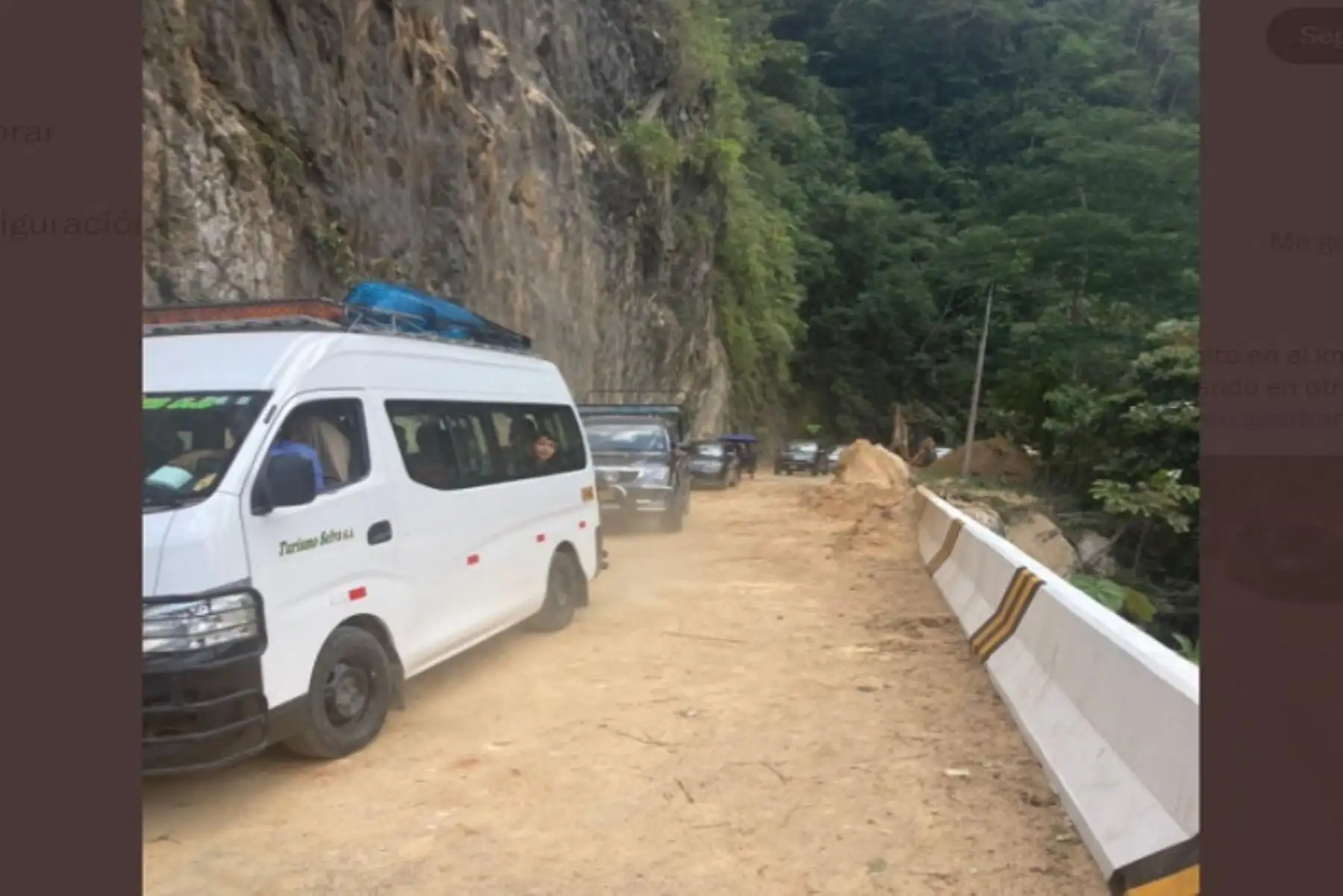 Se van limpiando las diversas carreteras que quedaron bloqueadas por los deslizamientos y derrumbes que generó el evento telúrico en Amazonas.