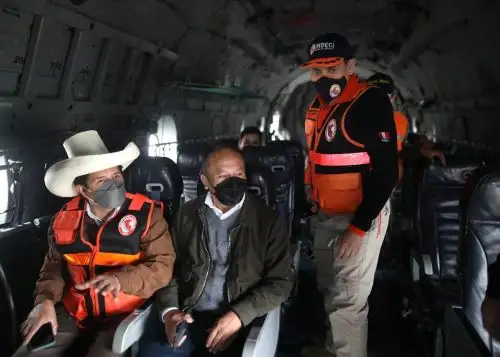 Presidente Pedro Castillo llegó a la localidad de Jalca Grande en Amazonas.