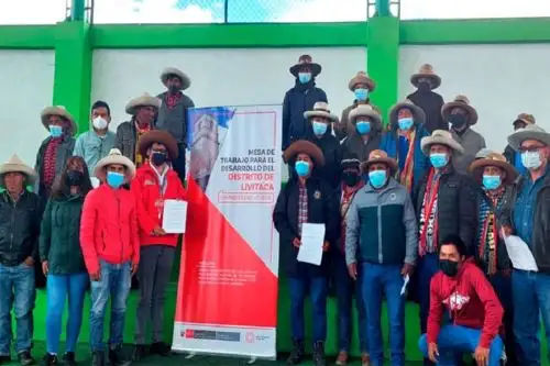 Diálogo con comunidades de Livitaca. Foto: Cortesía.