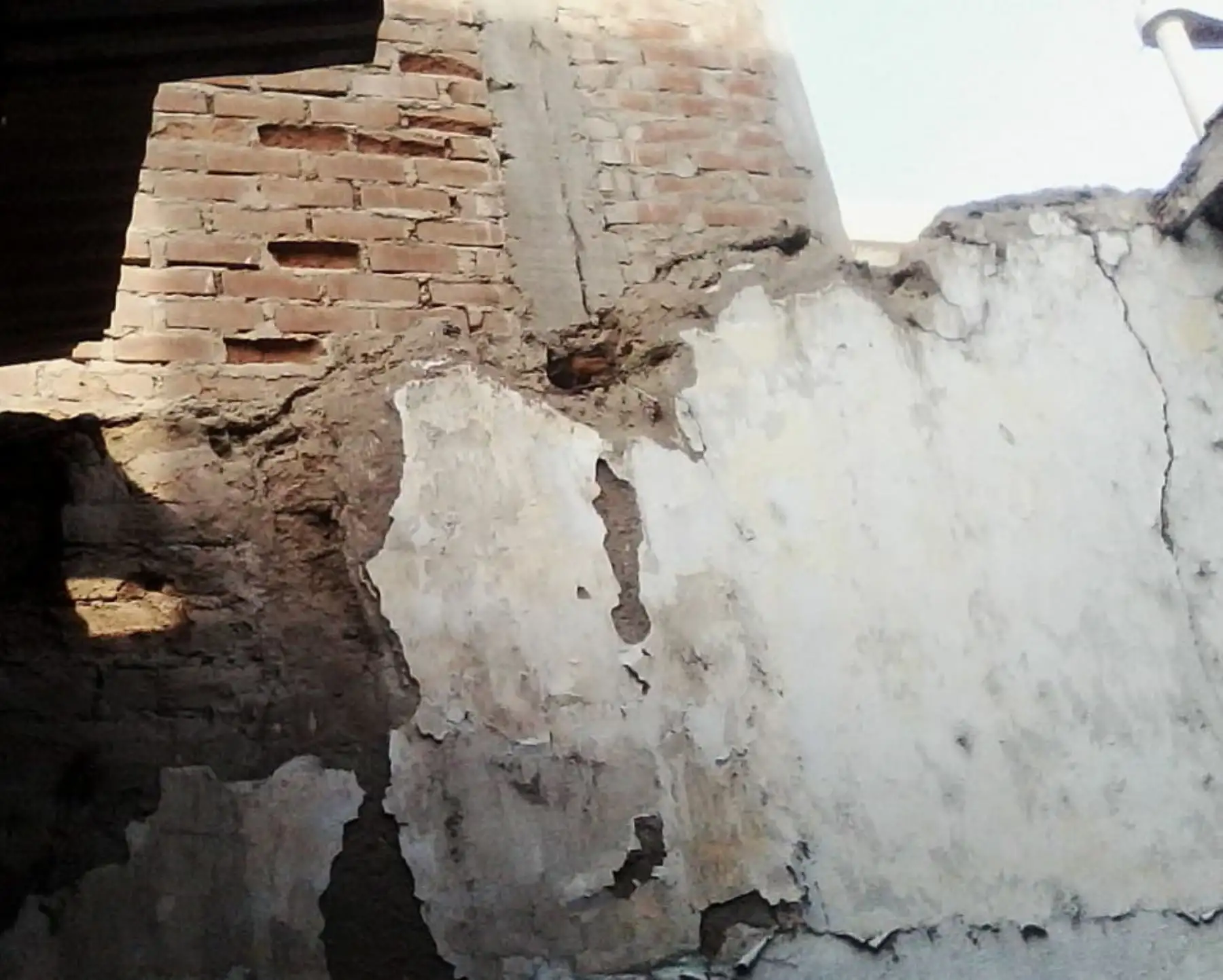 Lambayeque reporta daños materiales a causa del fuerte sismo de magnitud 7.5 que se registró ayer en Santa María de Nieva, en Amazonas. ANDINA/Difusión