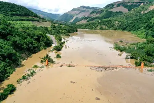 El Instituto Nacional de Defensa Civil recomendó medidas de preparación ante el incremento del nivel del río Utcubamba, ubicado en el departamento de Amazonas, que se ubica el umbral hidrológico rojo. ANDINA/Difusión
