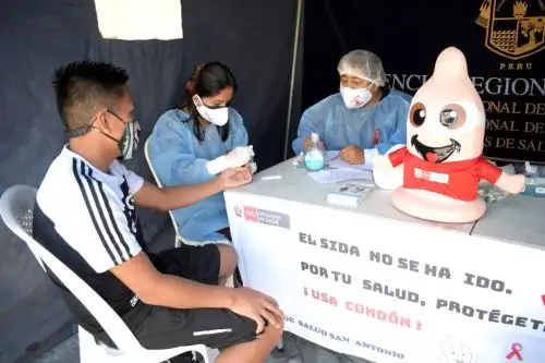 Campaña de información, prevención y consejería sobre VIH/Sida en Lambayeque. Foto: ANDINA/Difusión