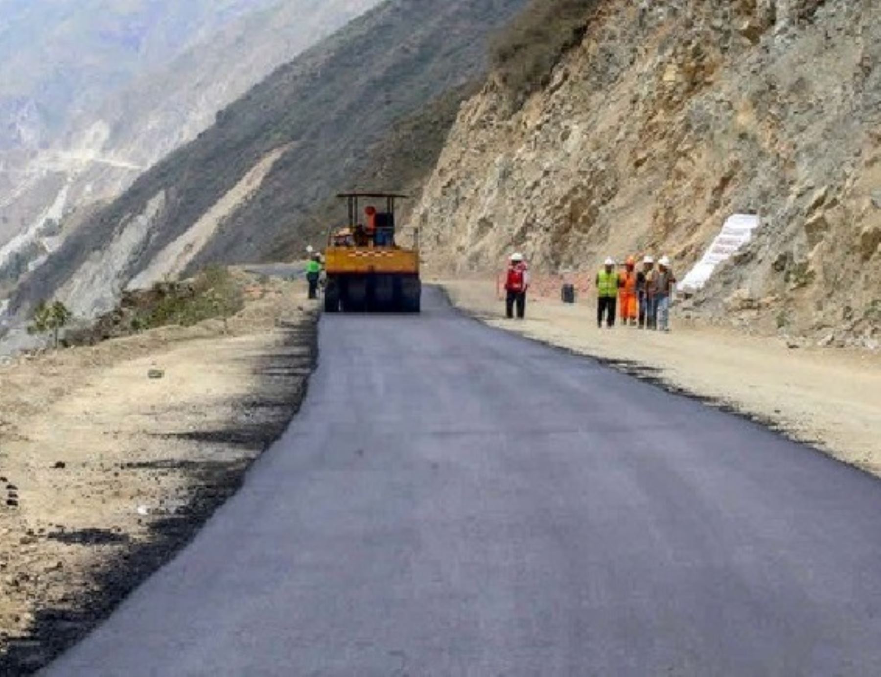 El MTC resalta avances en la construcción de la carretera que unirá las regiones Huánuco y Áncash.