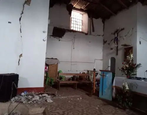 El fuerte sismo de magnitud 7.5 registrado el domingo 28 en Amazonas dejó 99 personas damnificadas en la región La Libertad, que además reportó cuantiosos daños en viviendas e infraestructura pública. Foto: Cortesía George Álvarez Verde