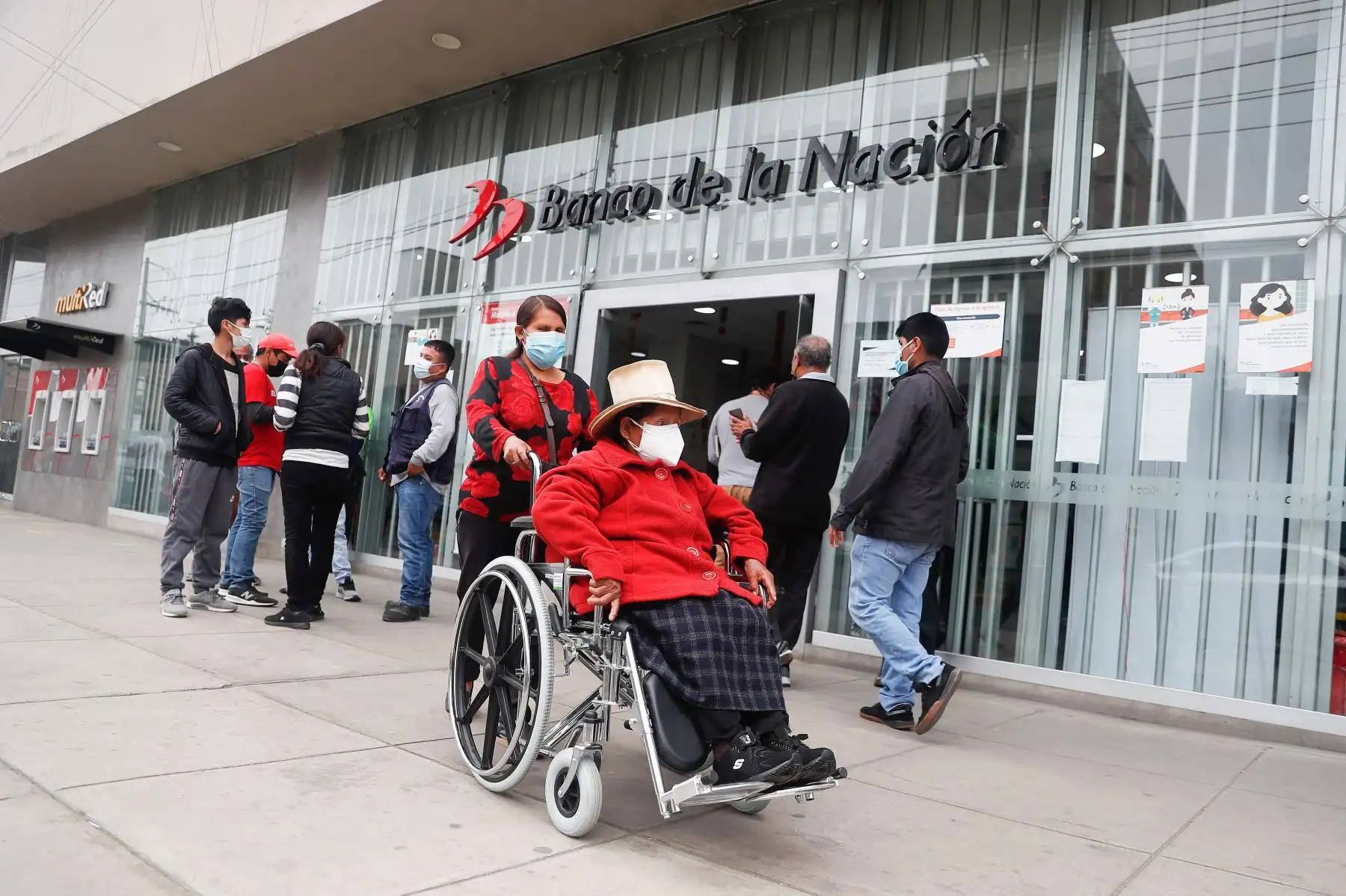 Local de atención al público del Banco de la Nación. ANDINA/Renato Pajuelo