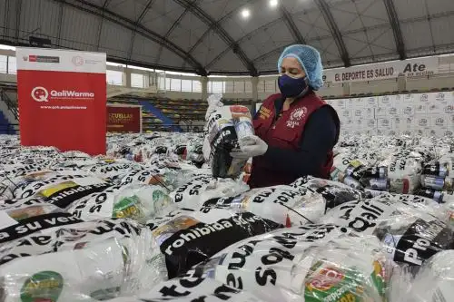 Los alimentos que entrega el Midis son inocuos y de calidad, pues han pasado previamente por estrictos controles sanitarios, razón por la cual es importante mantener esa cadena durante el almacenamiento y posterior distribución. ANDINA/ Midis