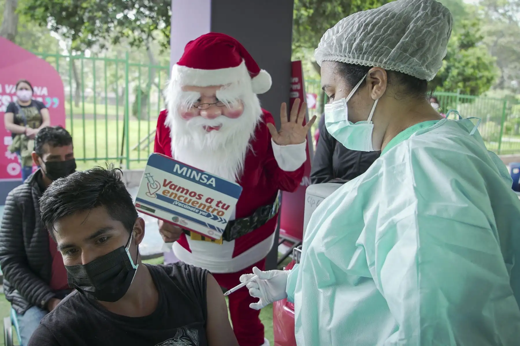 Minsa lanza campaña “Las vacunas nos dan esperanza” y el VacunaFest Navideño.
Foto: ANDINA/MINSA