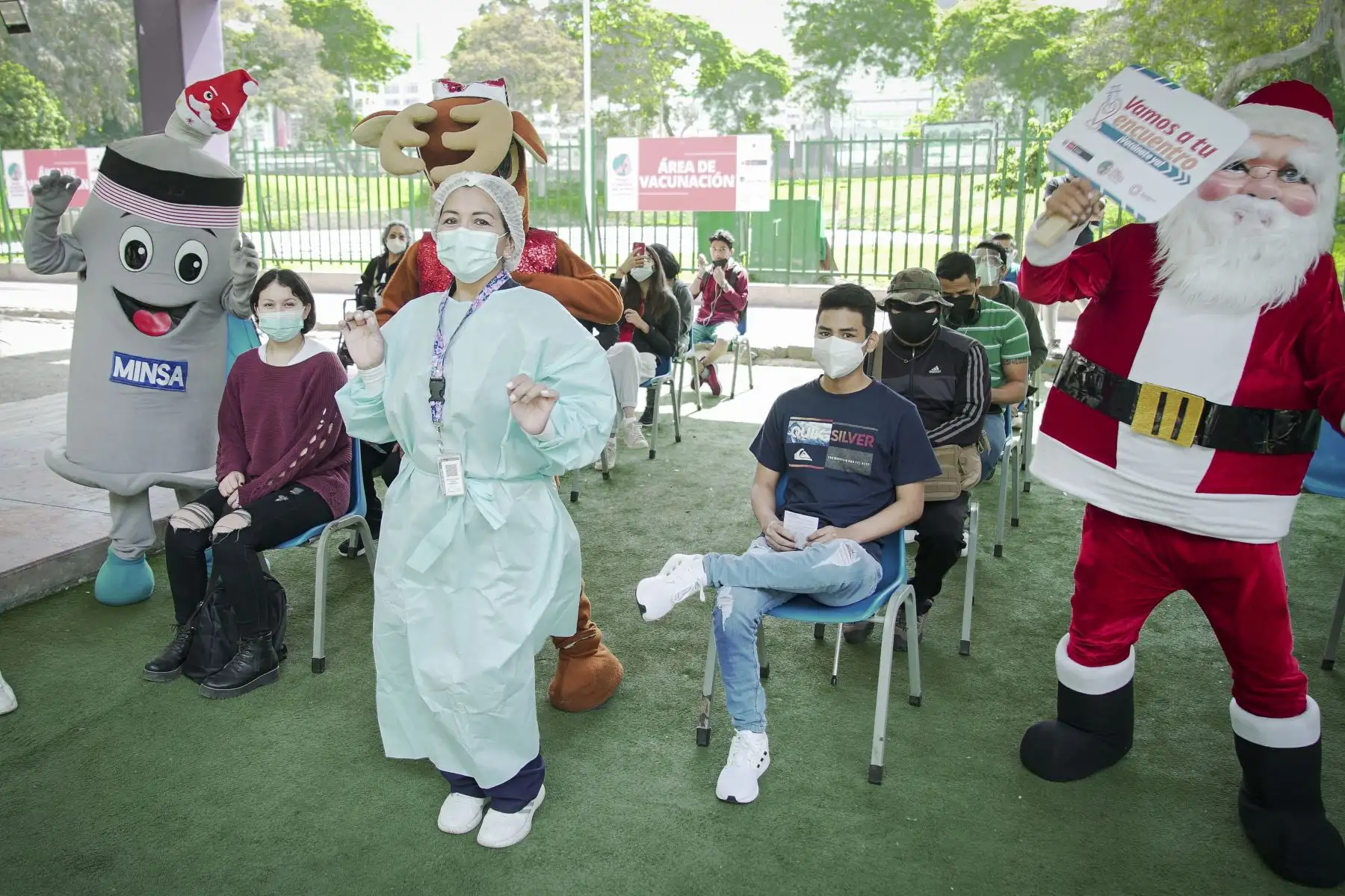Minsa lanza campaña “Las vacunas nos dan esperanza” y el VacunaFest Navideño.
Foto: ANDINA/MINSA