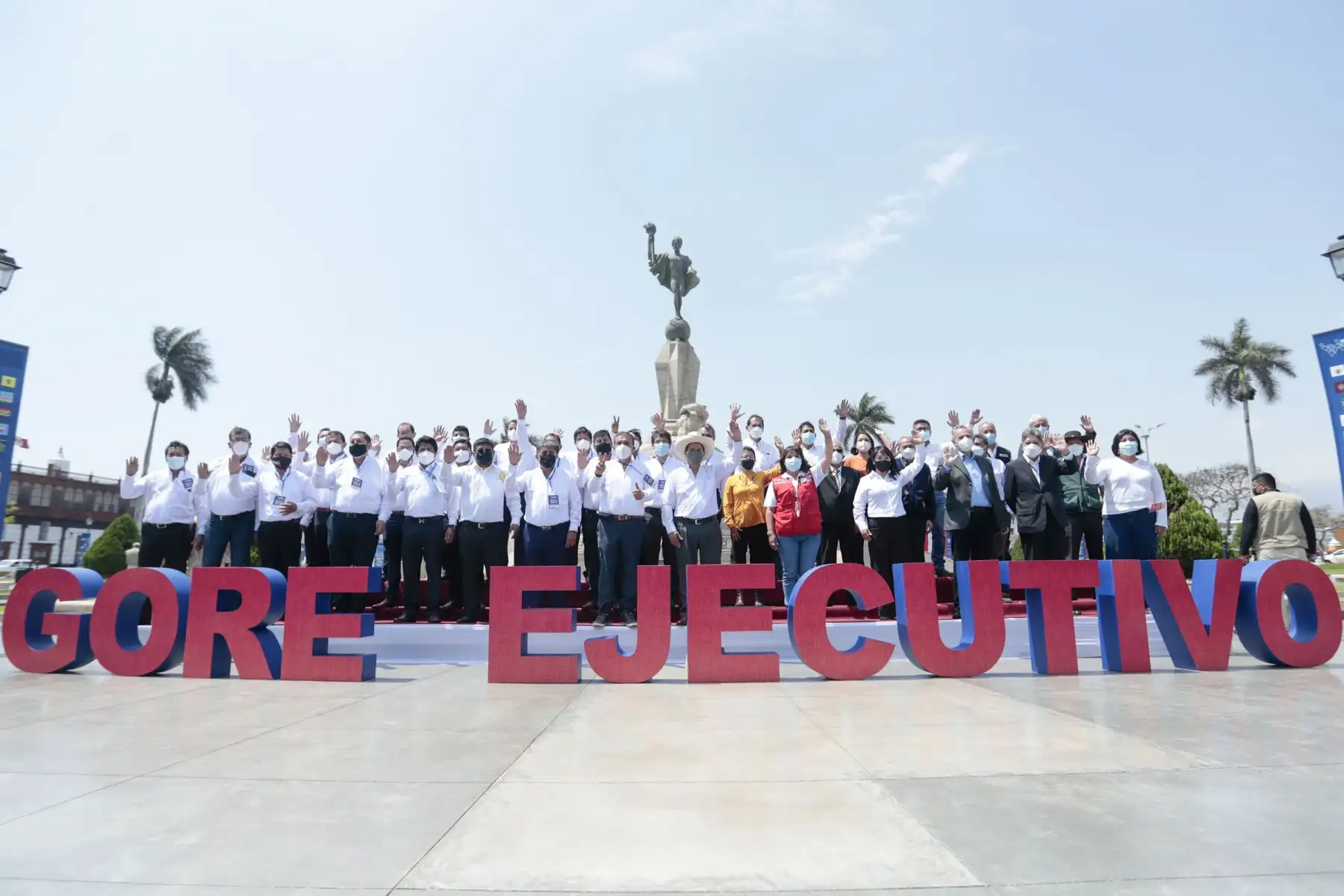 El presidente de la República, Pedro Castillo, participa en 16° GORE Ejecutivo que se desarrolla en la ciudad de Trujillo. Foto: ANDINA/Prensa Presidencia