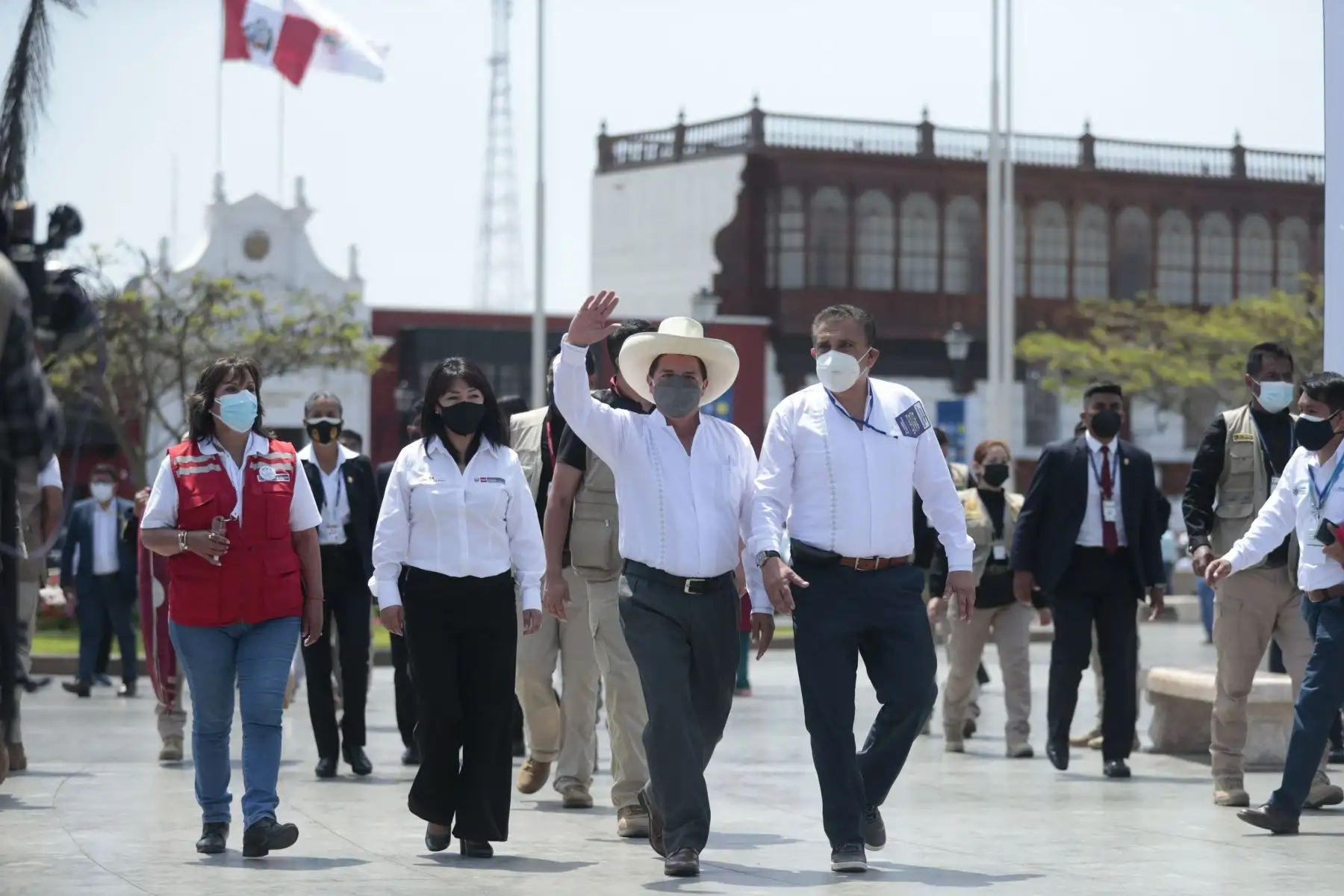 El presidente de la República, Pedro Castillo, participa en 16° GORE Ejecutivo que se desarrolla en la ciudad de Trujillo. Foto: ANDINA/Prensa Presidencia