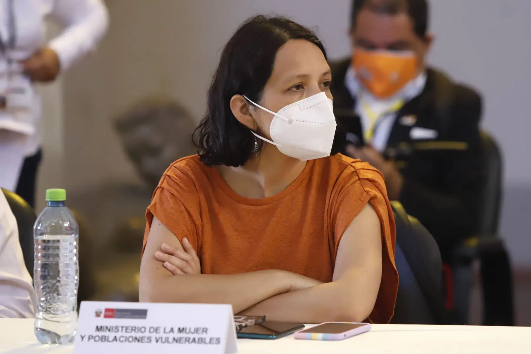 El presidente de la República, Pedro Castillo, participa en 16° GORE Ejecutivo que se desarrolla en la ciudad de Trujillo. Participa ministra de la Mujer y Poblaciones Vulnerables, Anahí Durand. Foto: ANDINA/Prensa Presidencia