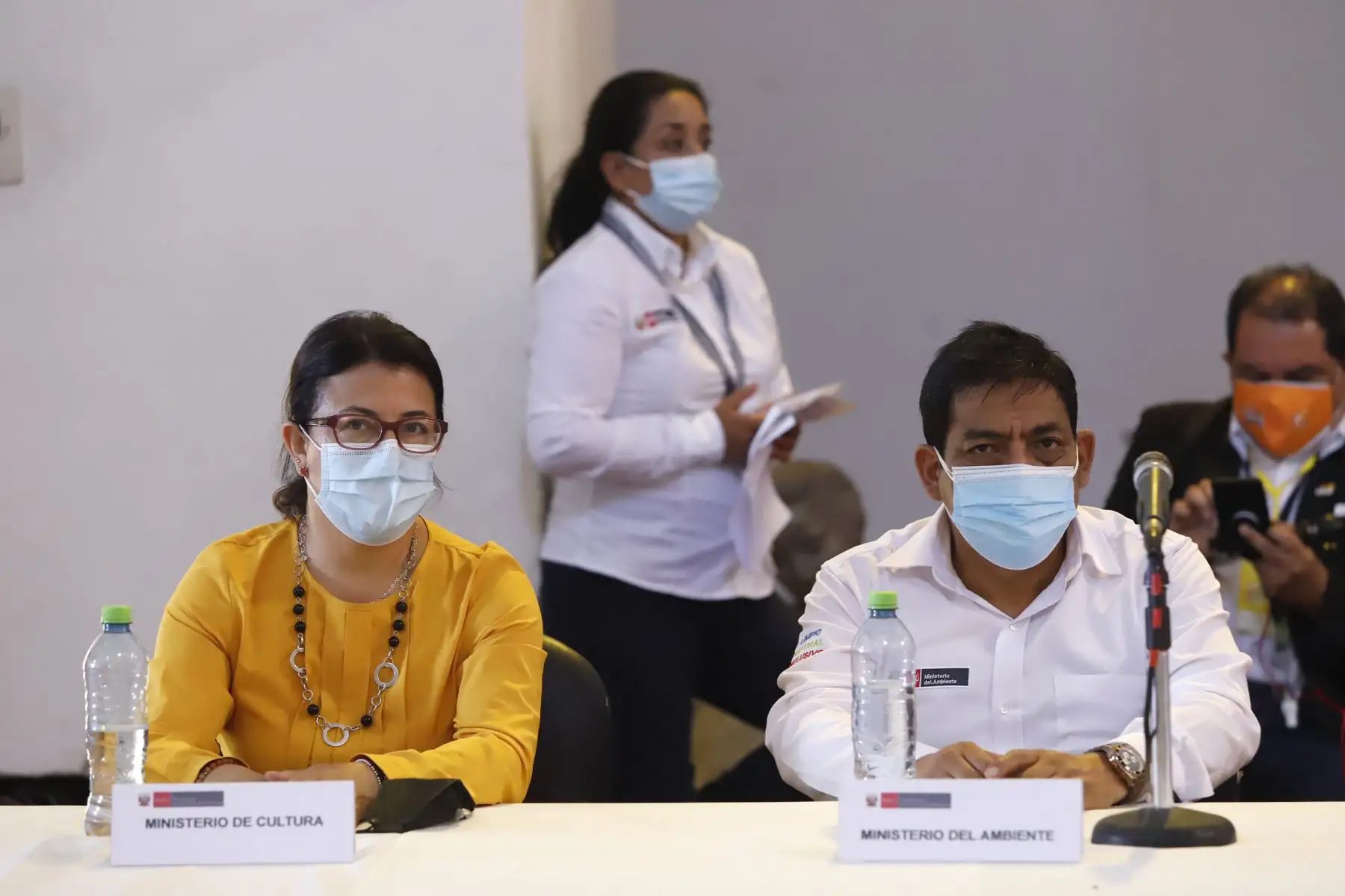 El presidente de la República, Pedro Castillo, participa en 16° GORE Ejecutivo que se desarrolla en la ciudad de Trujillo. Participa ministra de Cultura, Gisela Ortiz y ministro del Ambiente, Ruben Ramirez. Foto: ANDINA/Prensa Presidencia