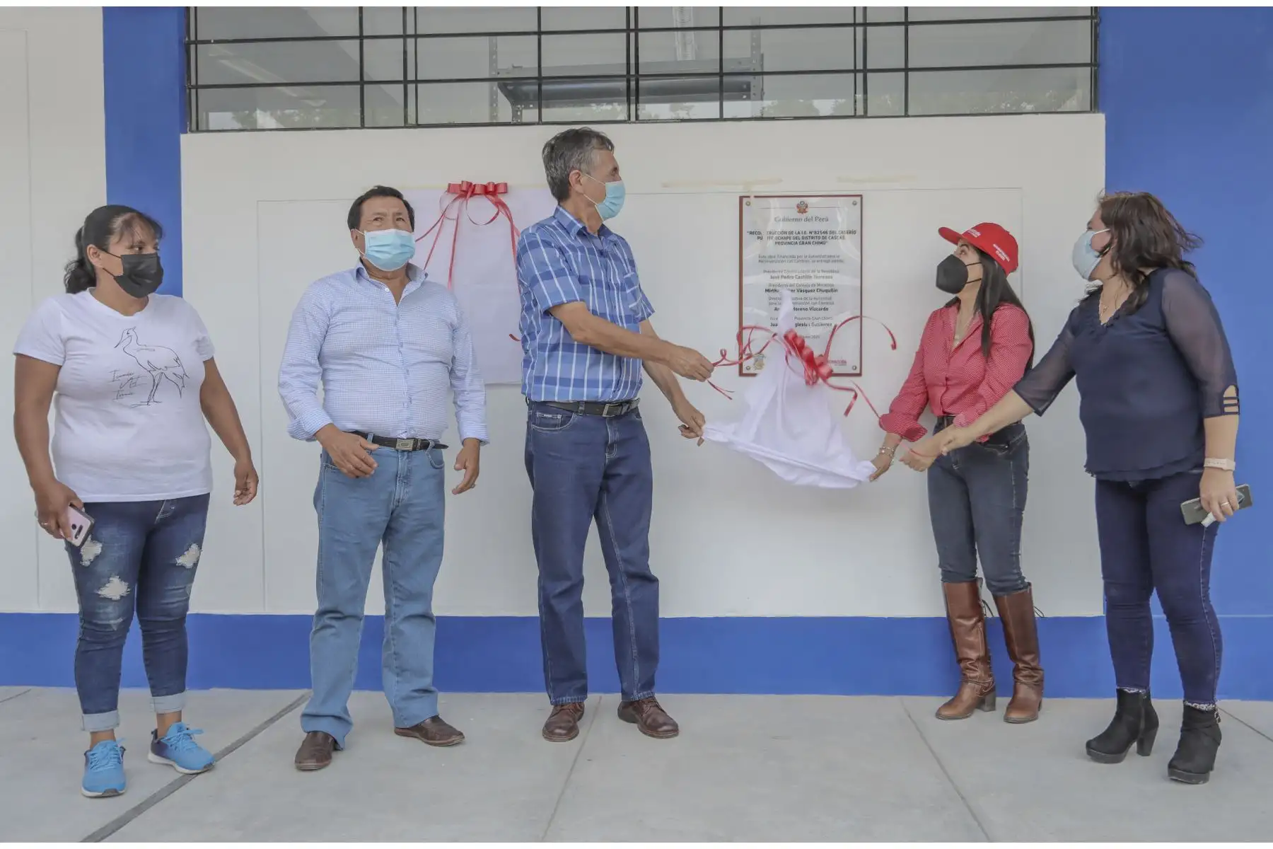 La directora Ejecutiva de la Autoridad para la Reconstrucción con Cambios (ARCC), Amalia Moreno, presidió la ceremonia de entrega de la obra, cuya inversión fue de S/ 1.9 millones. Foto: ARCC