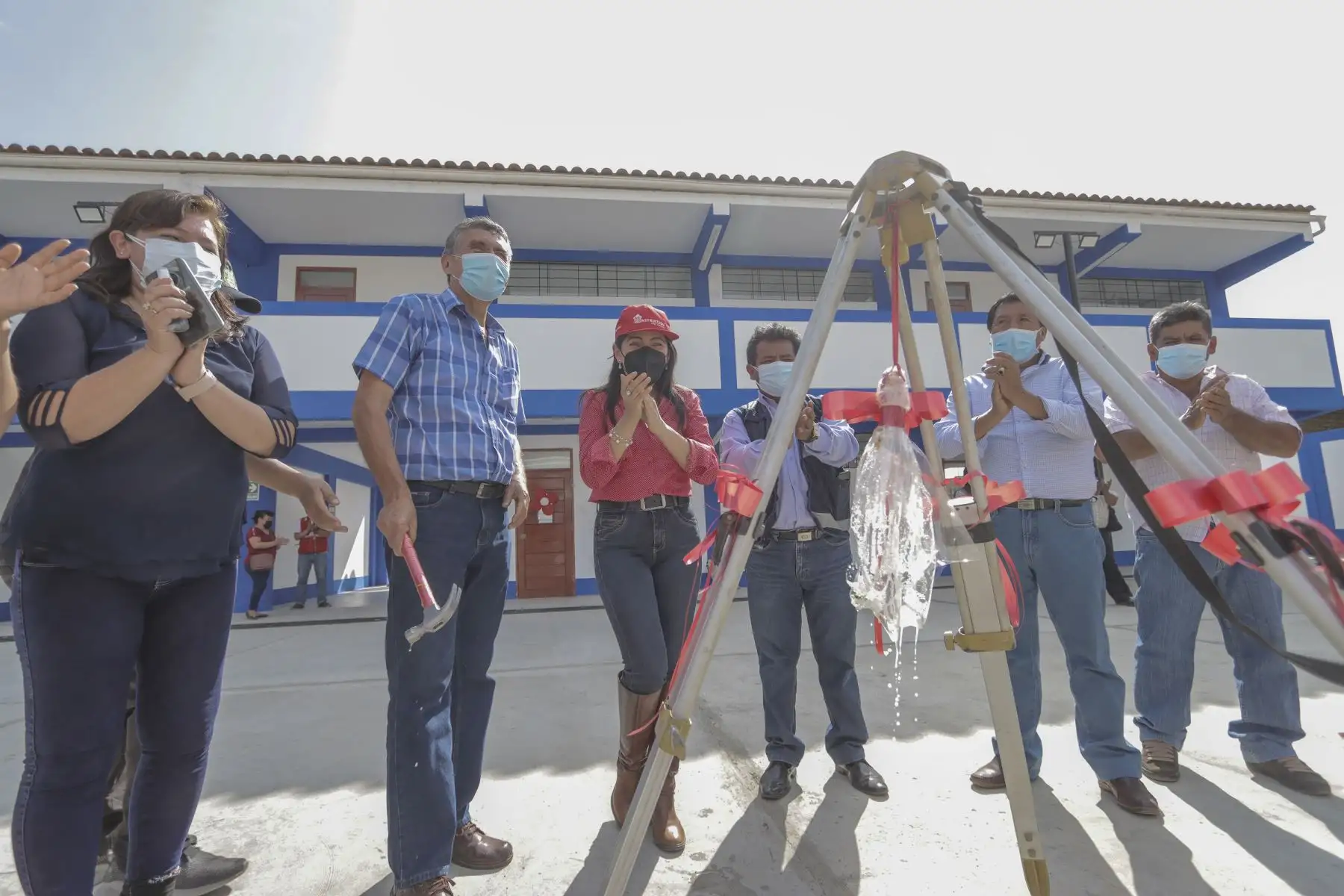La directora Ejecutiva de la Autoridad para la Reconstrucción con Cambios (ARCC), Amalia Moreno, presidió la ceremonia de entrega de la obra, cuya inversión fue de S/ 1.9 millones. Foto: ARCC