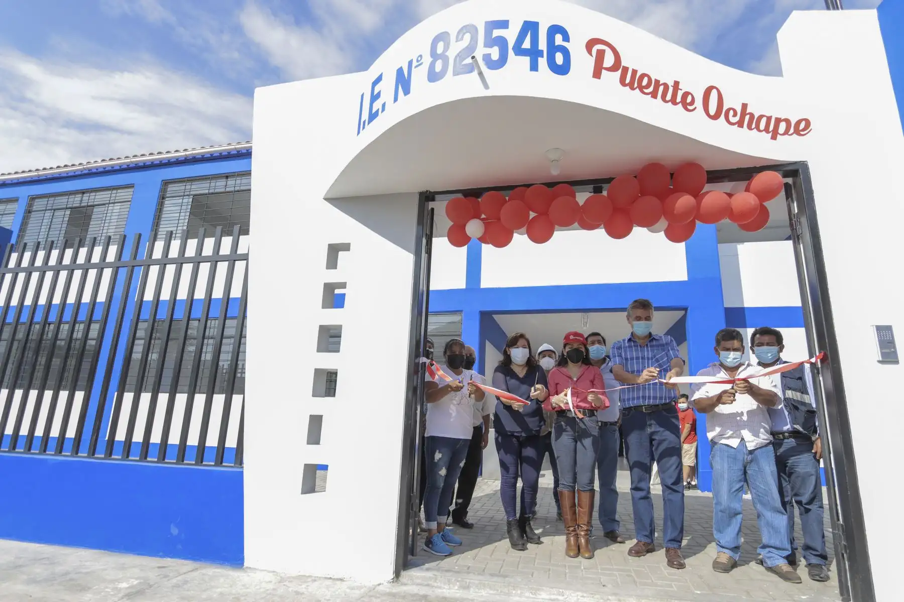 La directora Ejecutiva de la Autoridad para la Reconstrucción con Cambios (ARCC), Amalia Moreno, presidió la ceremonia de entrega de la obra, cuya inversión fue de S/ 1.9 millones. Foto: ARCC