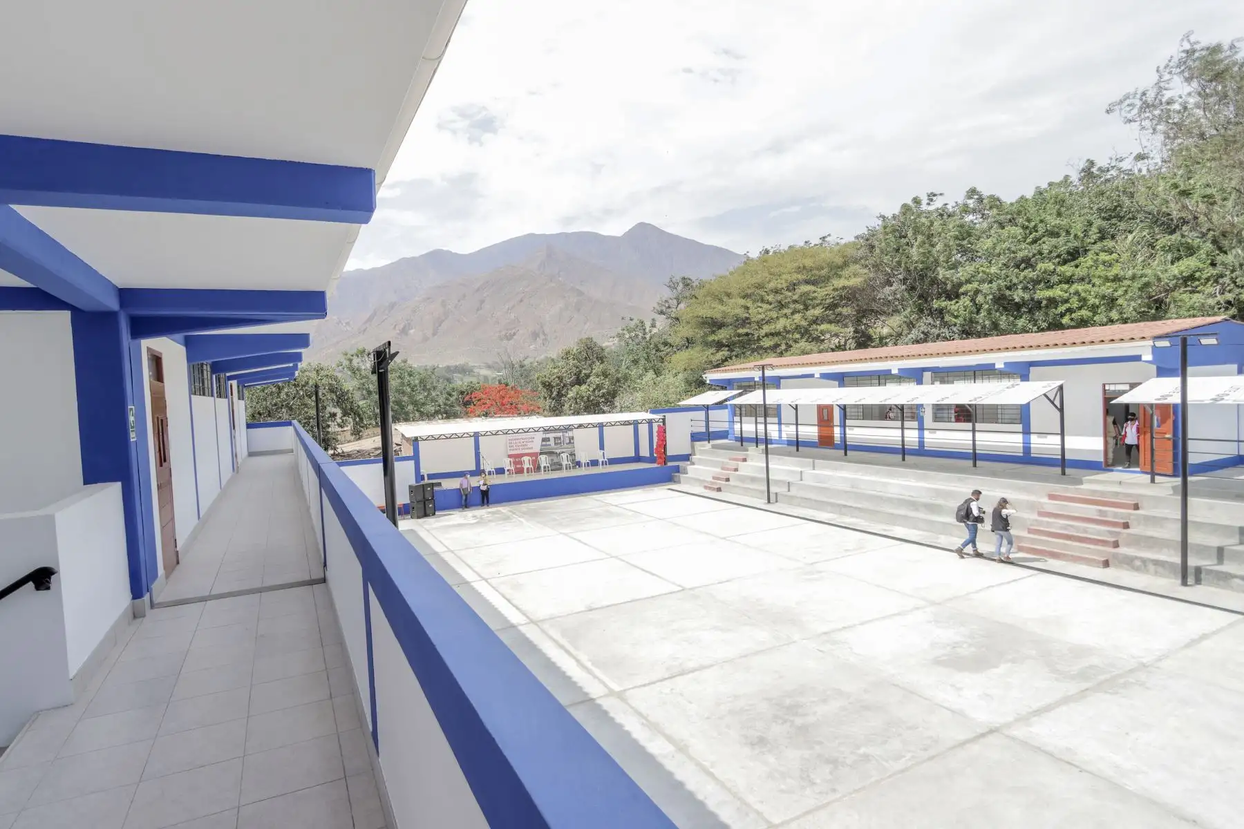 Inauguran centro educativo Nº 82546 Puente Ochape en la provincia de Gran Chimú, en La Libertad. Foto: ARCC