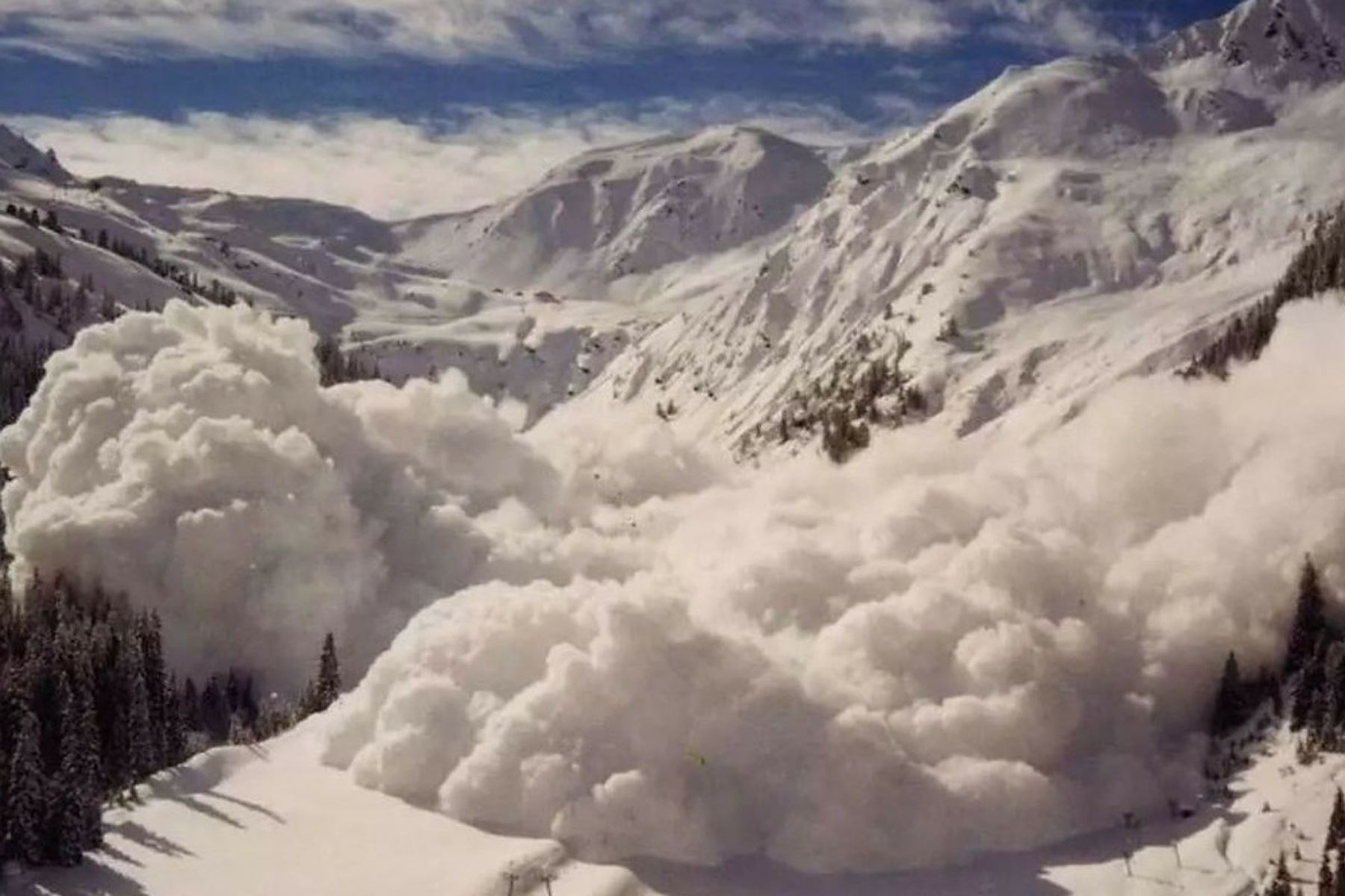 Avalancha en los Alpes austriacos. Foto: Internet/ medios