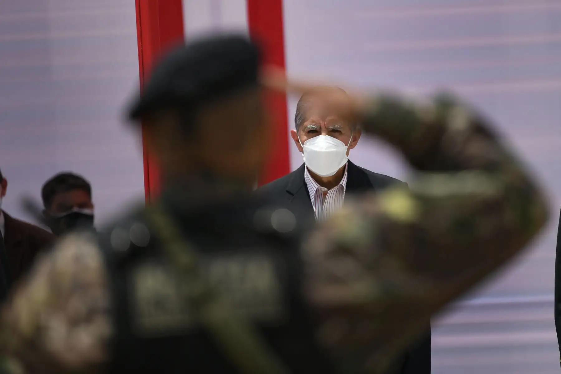 Durante la ceremonia por el aniversario de la Sucamec, el ministro Avelino Guillén estuvo presente en la entrega de armas incautadas y decomisadas este año, así como las 200 mil municiones que serán asignadas a la PNP. Foto: Mininter