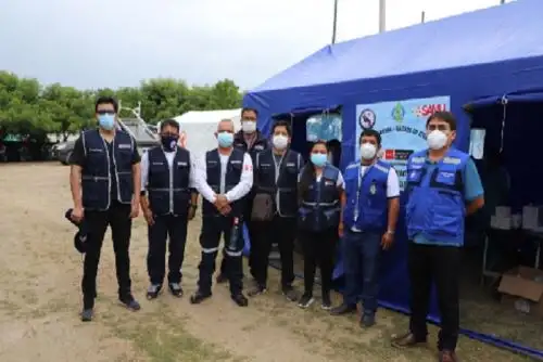 A la atención de los brigadistas se suma la dotación con 300 kilos de medicamentos e insumos para la atención de la población,.