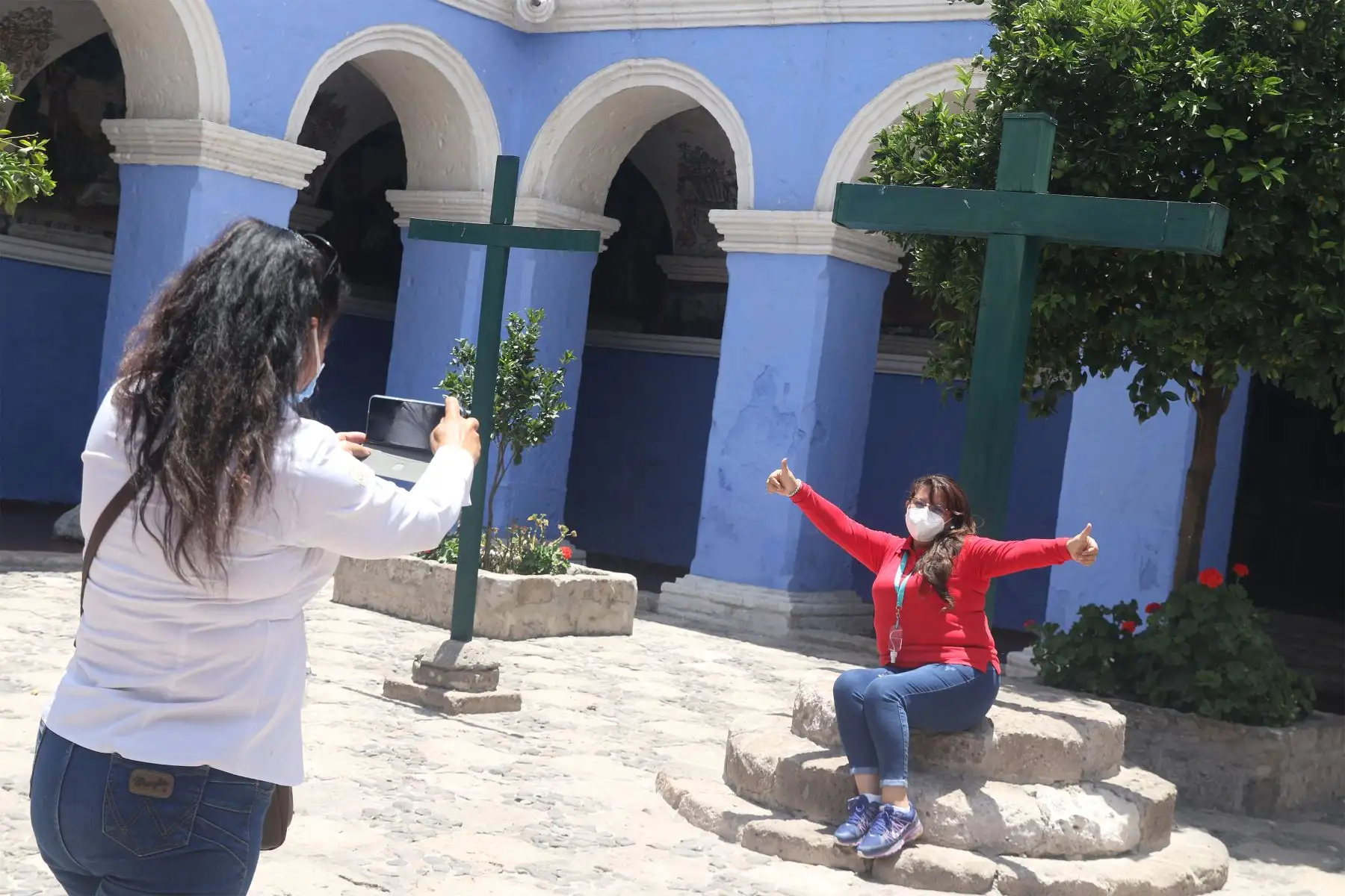 Convento de Santa Catalina, es un complejo turístico religioso ubicado en el centro histórico de Arequipa. Este espacio es un centro turístico importante que ayudará a la reactivación económica a través del turismo.
Foto: ANDINA/Eddy Ramos