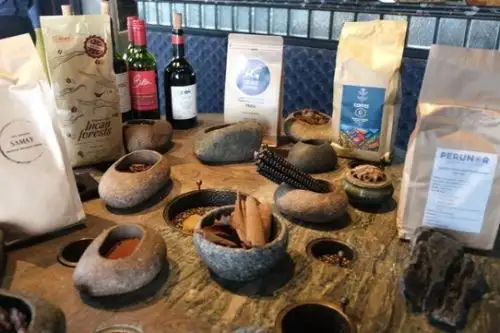 Promoción del café peruano en Hong Kong. Foto: Cortesía Cancillería.