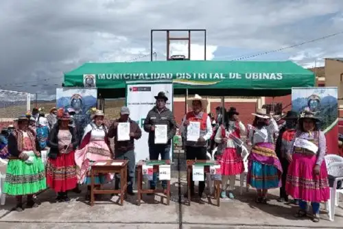 El Midagri, a través del Programa Subsectorial de Irrigaciones, y la municipalidad distrital de Ubinas firmaron un convenio de cooperación interinstitucional para elaborar un estudio de preinversión en el contexto del Invierte.pe, el cual beneficiará a 41 familias con un total de 132 hectáreas irrigables.