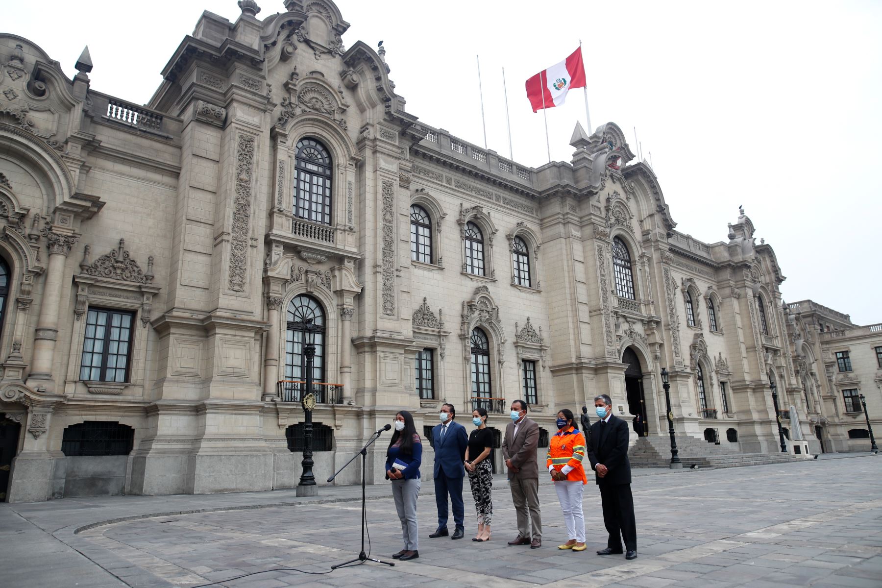 En Palacio de Gobierno, el presidente Pedro Castillo sostiene segunda ronda de reuniones con líderes de los partidos políticos con representación en el Congreso de la República. Foto: ANDINA/Presidencia Perú