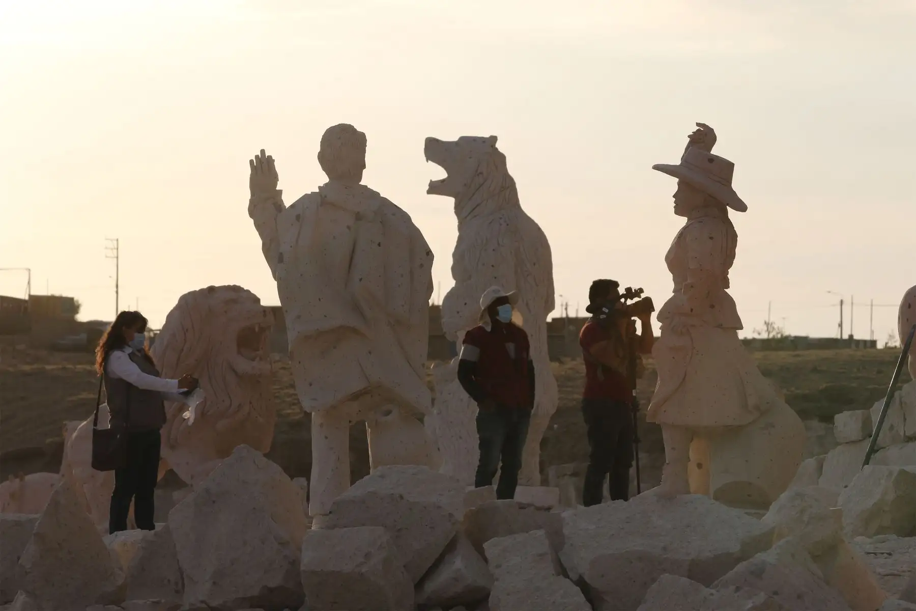 La ruta del sillar, es un espacio turístico  administrada por la Red de Cortadores de Sillar – Arequipa. Actualmente comprende una longitud de 2 mil metros, abarcando las canteras en explotación de Añashuayco, Cortadores y la cantera virgen de Culebrillas. 
Foto: ANDINA/Eddy Ramos