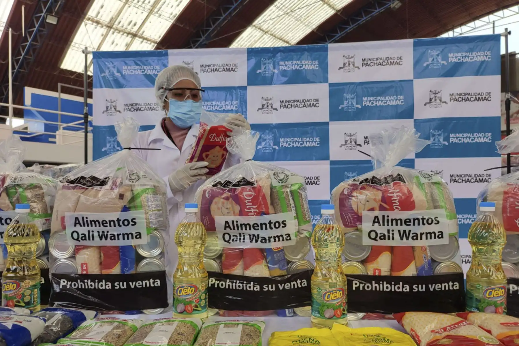 Alimentos del programa Qali Warma para población vulnerable. ANDINA/Difusión