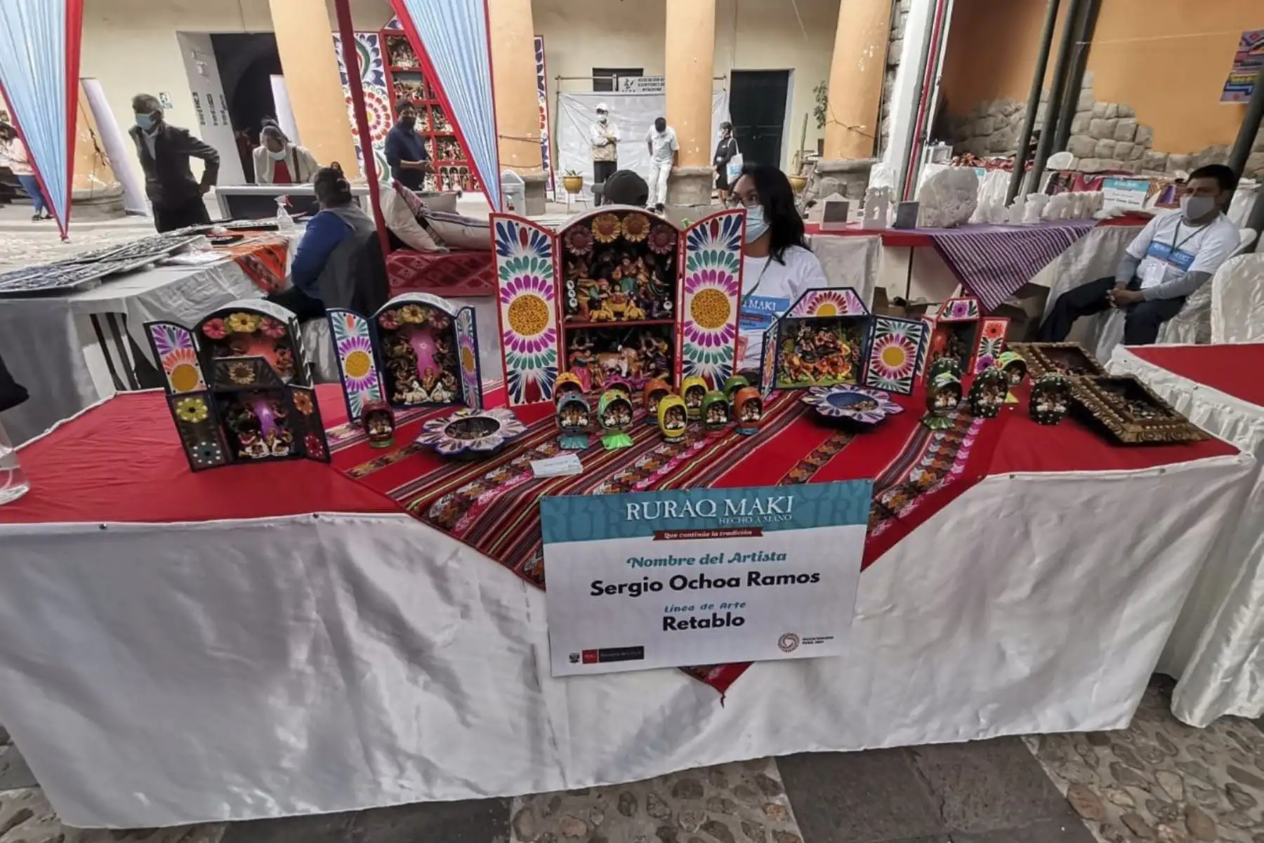 La feria Ruraq Maki, Hecho a mano es un importante espacio que permitirá promocionar el arte tradicional de Perú. ANDINA/Difusión