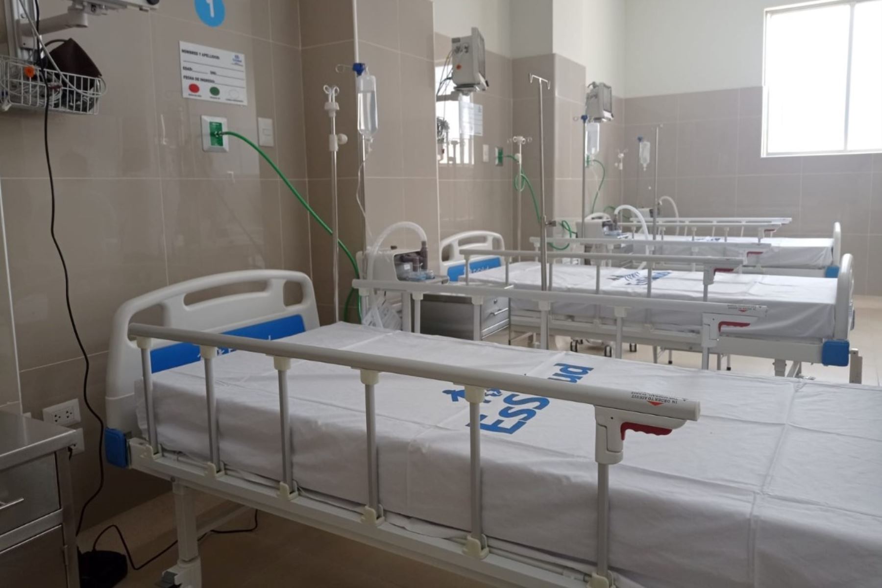 Sala de alto flujo garantiza atención a pacientes críticos de covid-19 en la región Lambayeque. Foto: ANDINA/Difusión