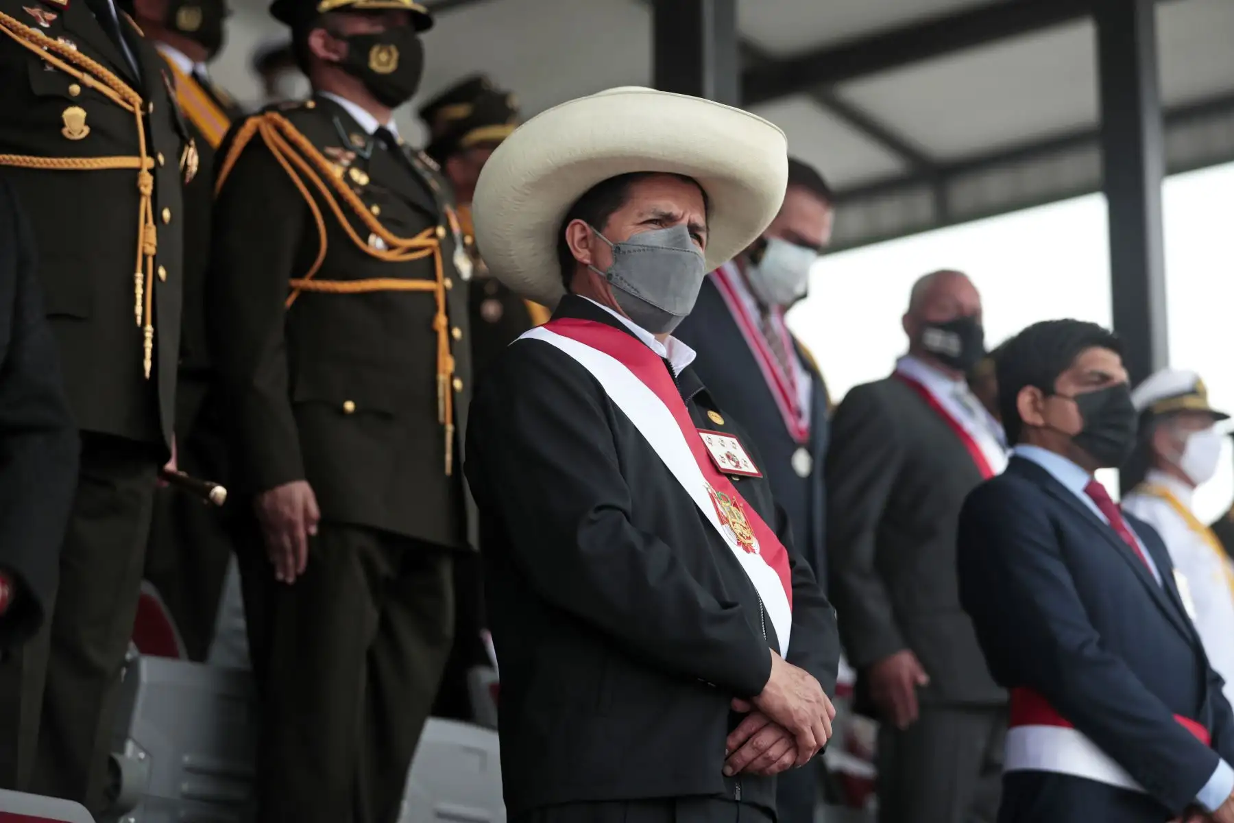 Mandatario Pedro Castillo asiste a la ceremonia central por el 197° aniversario de la Batalla de Ayacucho.
Foto: ANDINA/Presidencia Perú