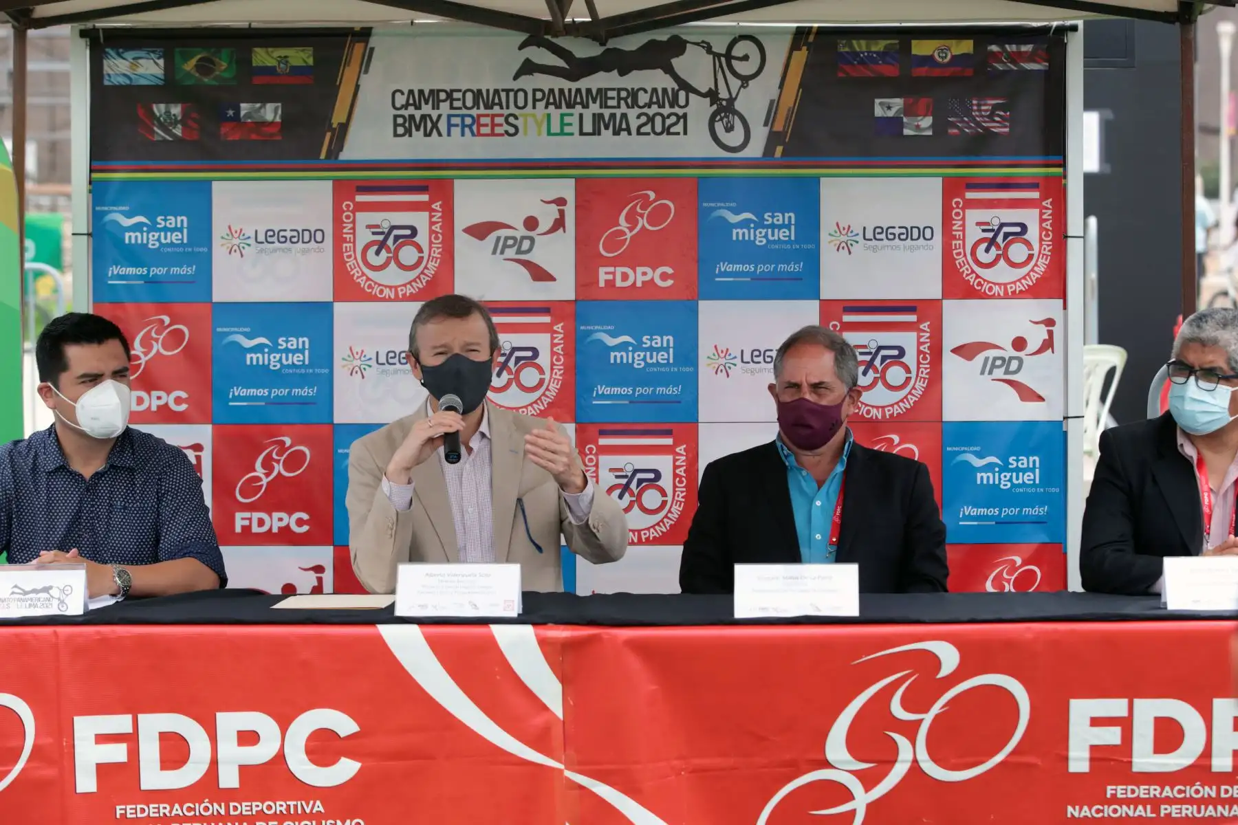 Presentación del campeonato Panamericano BMX Freestyle Lima 2021.
Foto: Legado