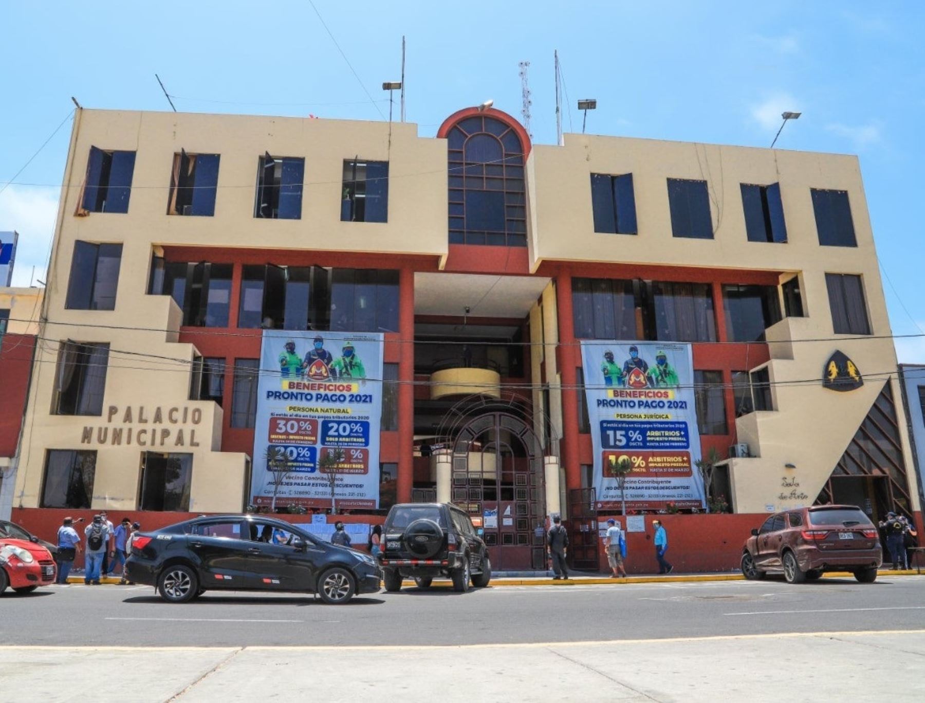 Comuna provincial del Santa exigirá desde hoy la presentación carnet de vacunación para autorizar ingreso al palacio municipal ubicado en Chimbote. ANDINA/Difusión