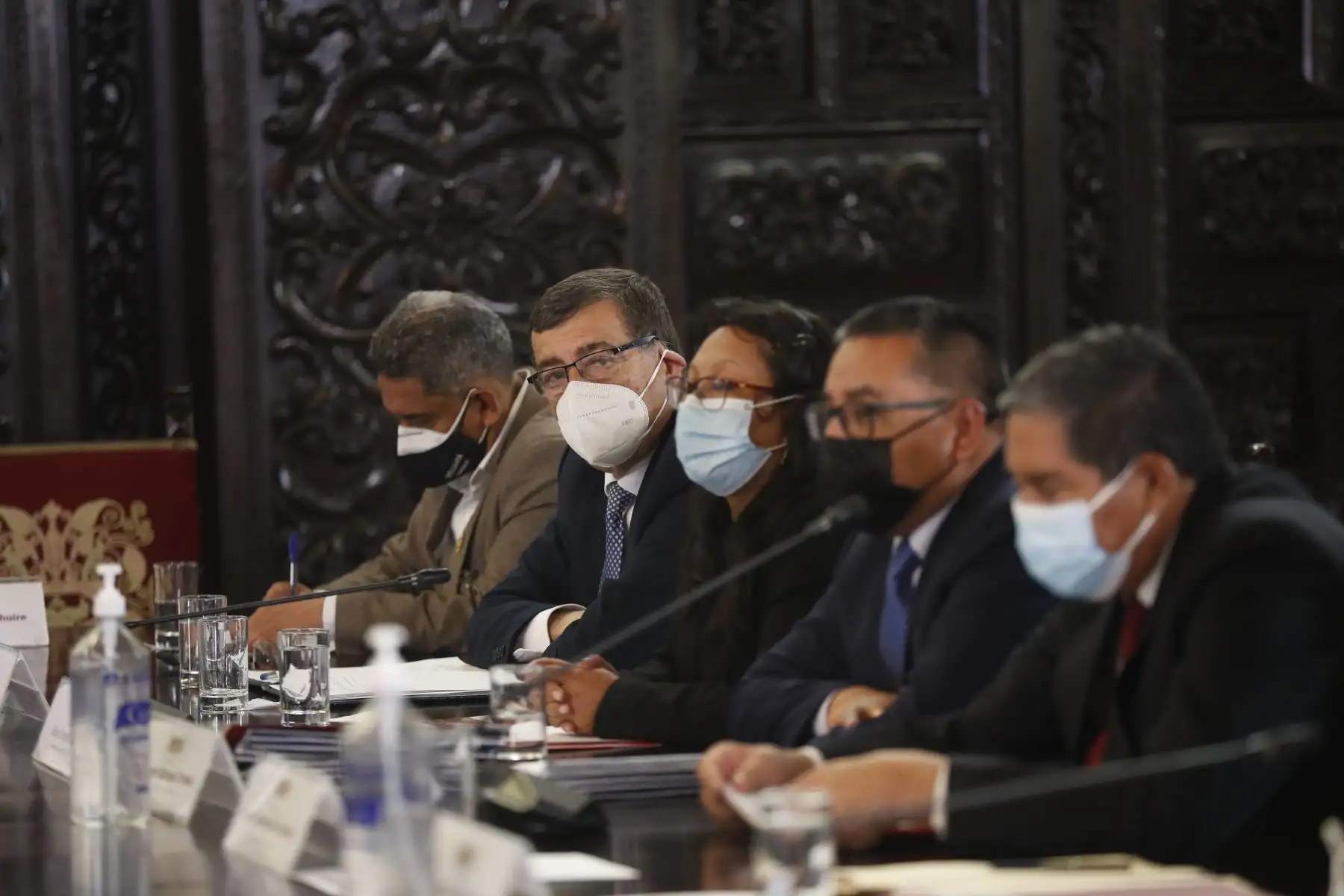 Presidente de la República, Pedro Castillo, sostuvo reunión con Gobernadores Regionales y ministros de Estado.
Foto: ANDINA/ Presidencia