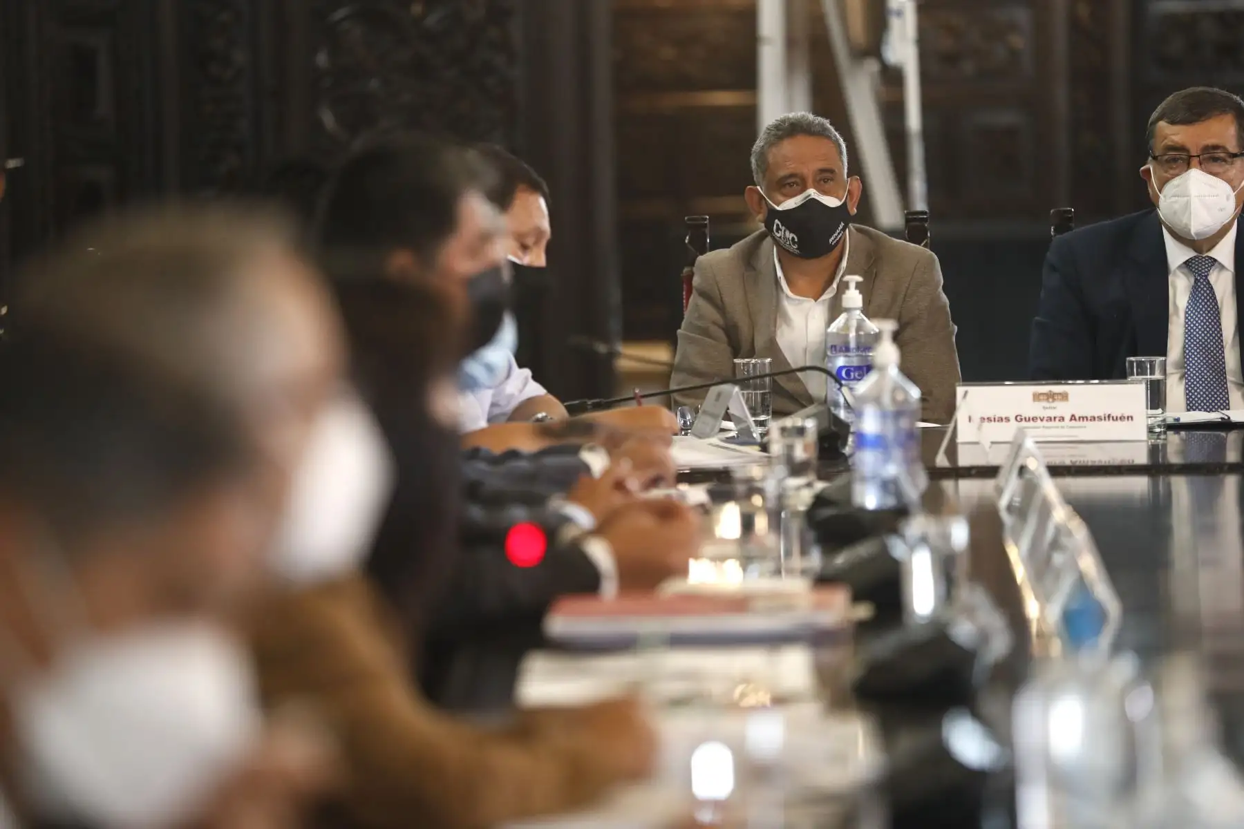 Presidente de la República, Pedro Castillo, sostuvo reunión con Gobernadores Regionales y ministros de Estado.
Foto: ANDINA/ Presidencia