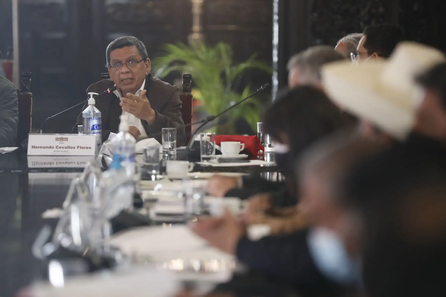 Presidente de la República, Pedro Castillo, sostuvo reunión con Gobernadores Regionales y ministros de Estado.
Foto: ANDINA/ Presidencia