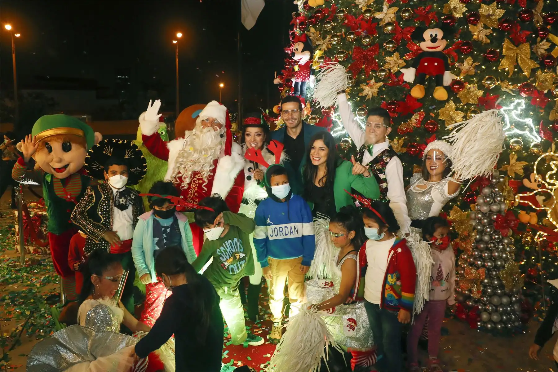 Primera Dama de la Nación, Lilia Paredes, participa en el encendido del árbol de navidad en el INSN-San Borja
Foto: ANDINA/Renato Pajuelo